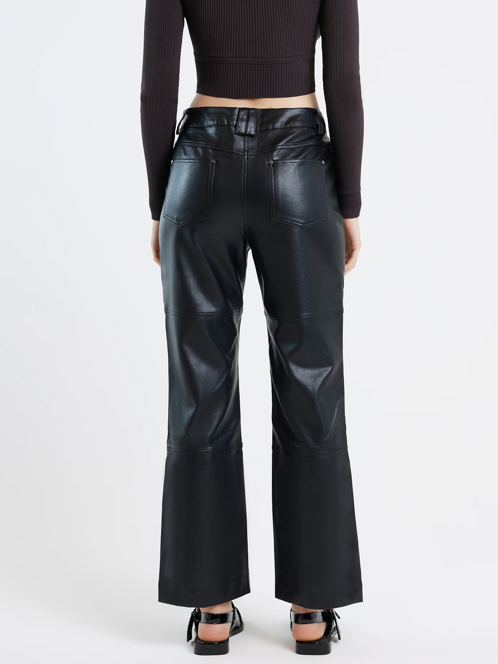 Nali Faux Leather Pants - Image 5