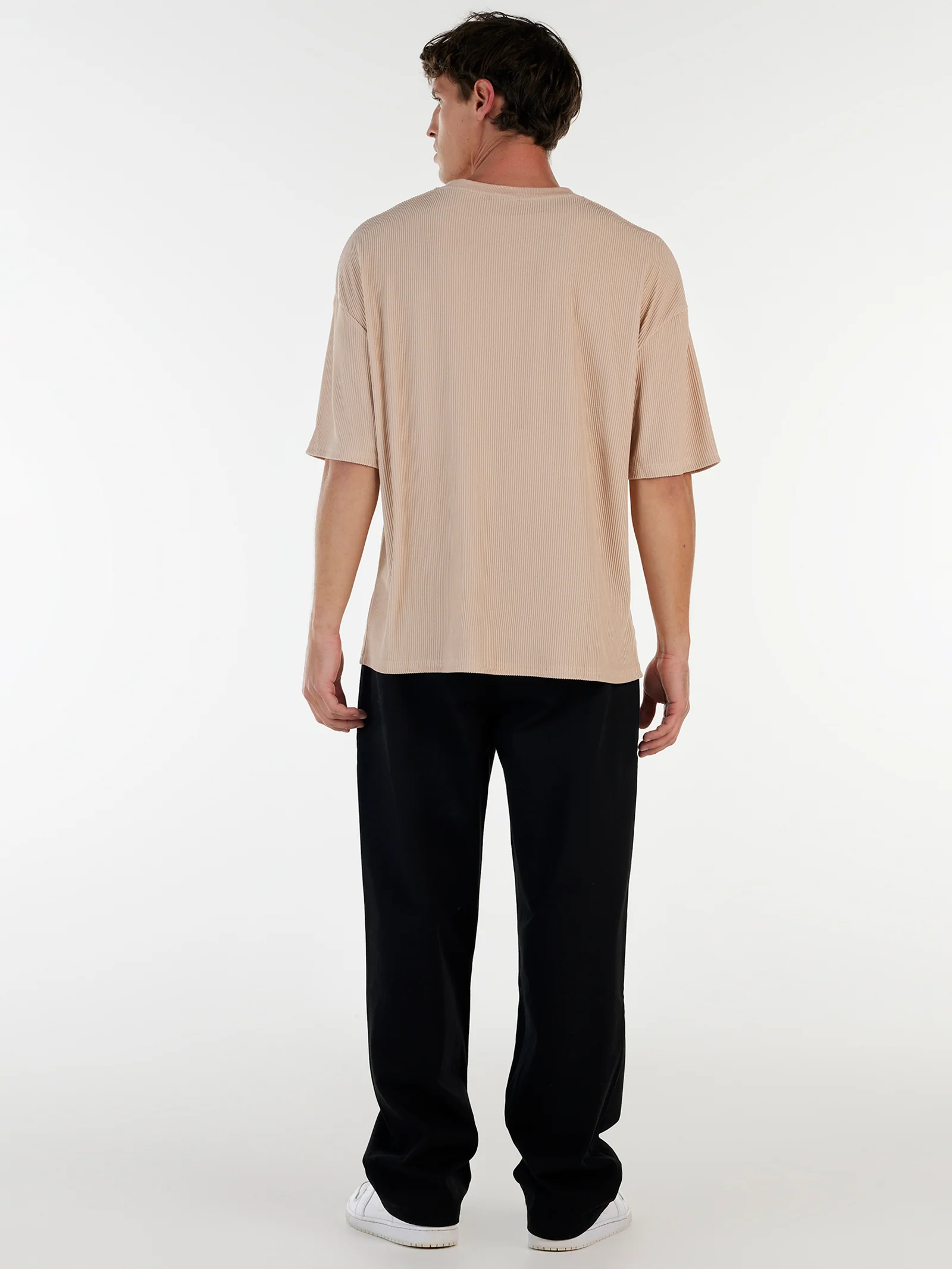 Malibu Boxy Tee - Sand - Image 3
