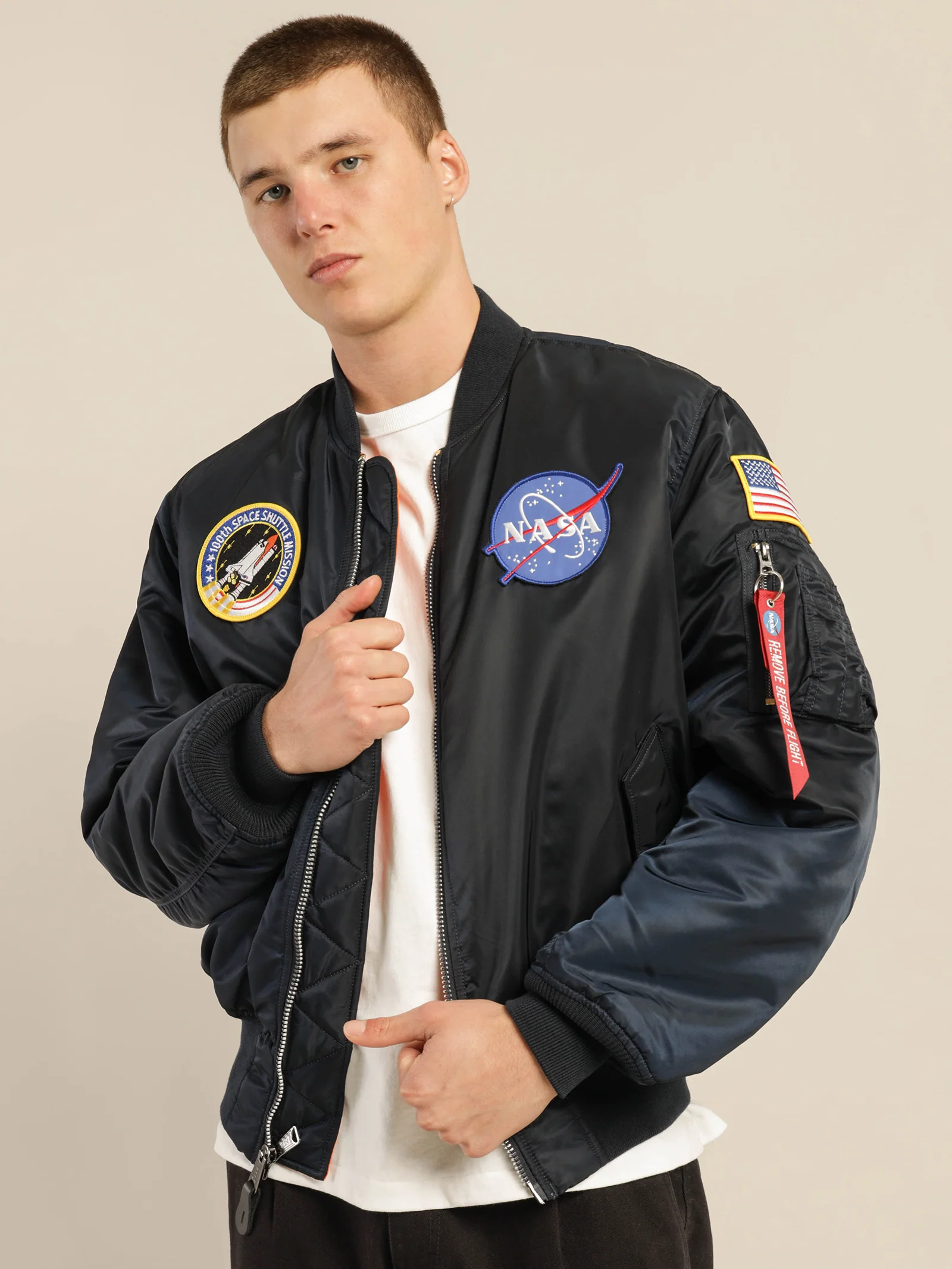 NASA MA-1 Reversible Bomber Jacket - Image 3