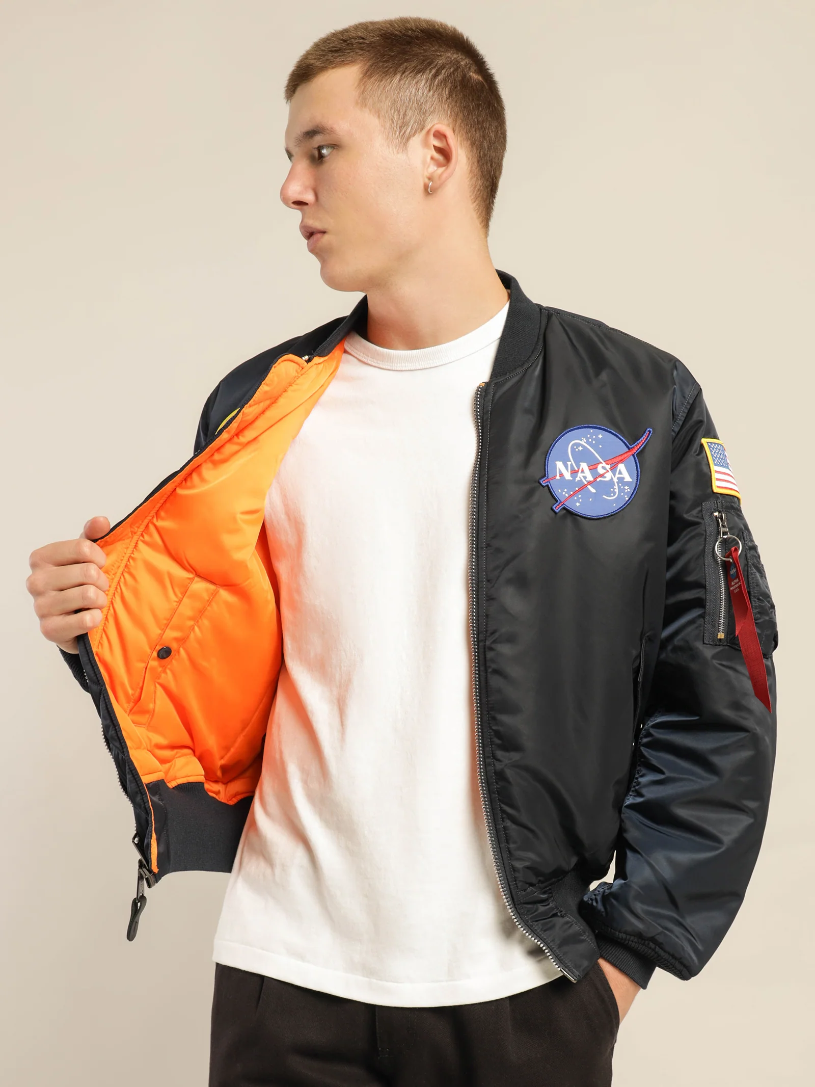 NASA MA-1 Reversible Bomber Jacket - Image 5