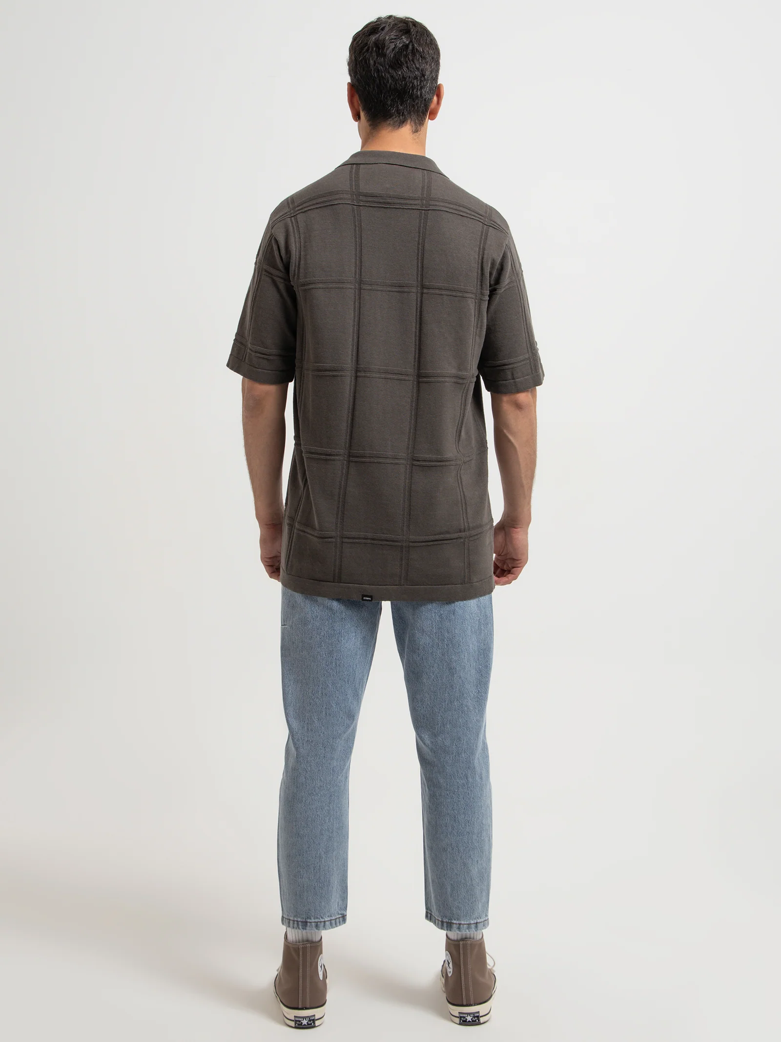 Natural Cooperation Jacquard Bowling Shirt - Image 4