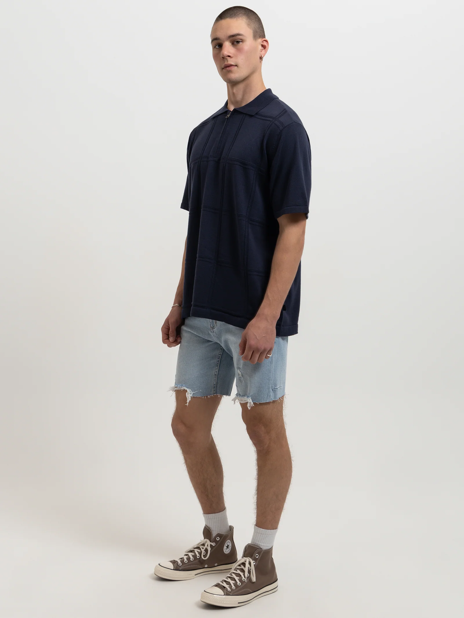 Natural Cooperation Jacquard Knit Polo - Image 4