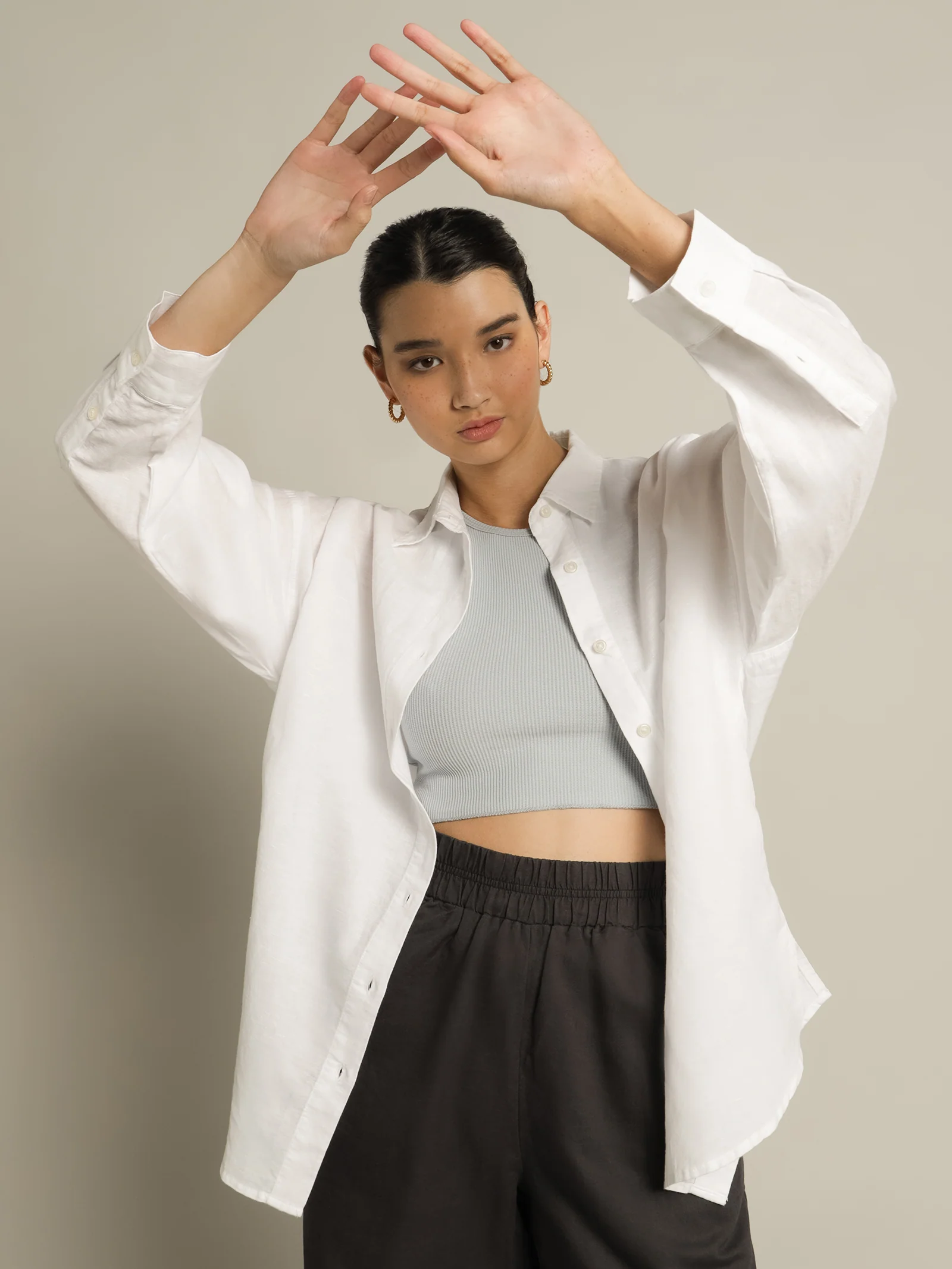 Naya Cotton Longline Shirt - Image 6