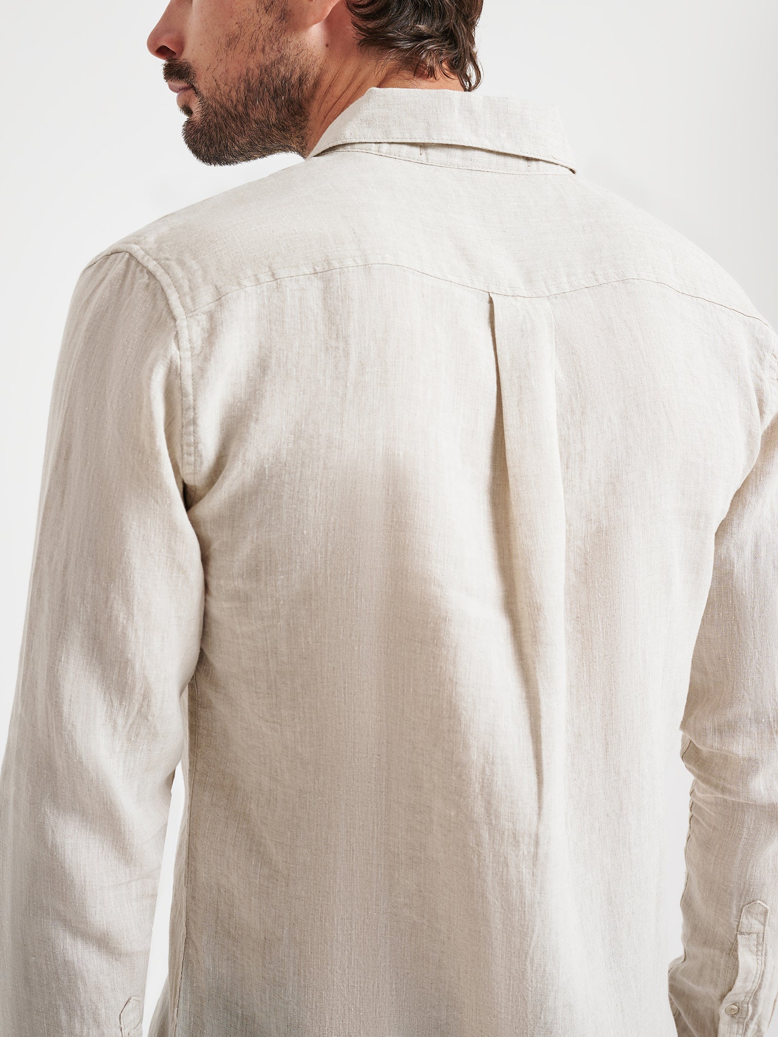 Nero Linen Long Sleeve Shirt - Image 4