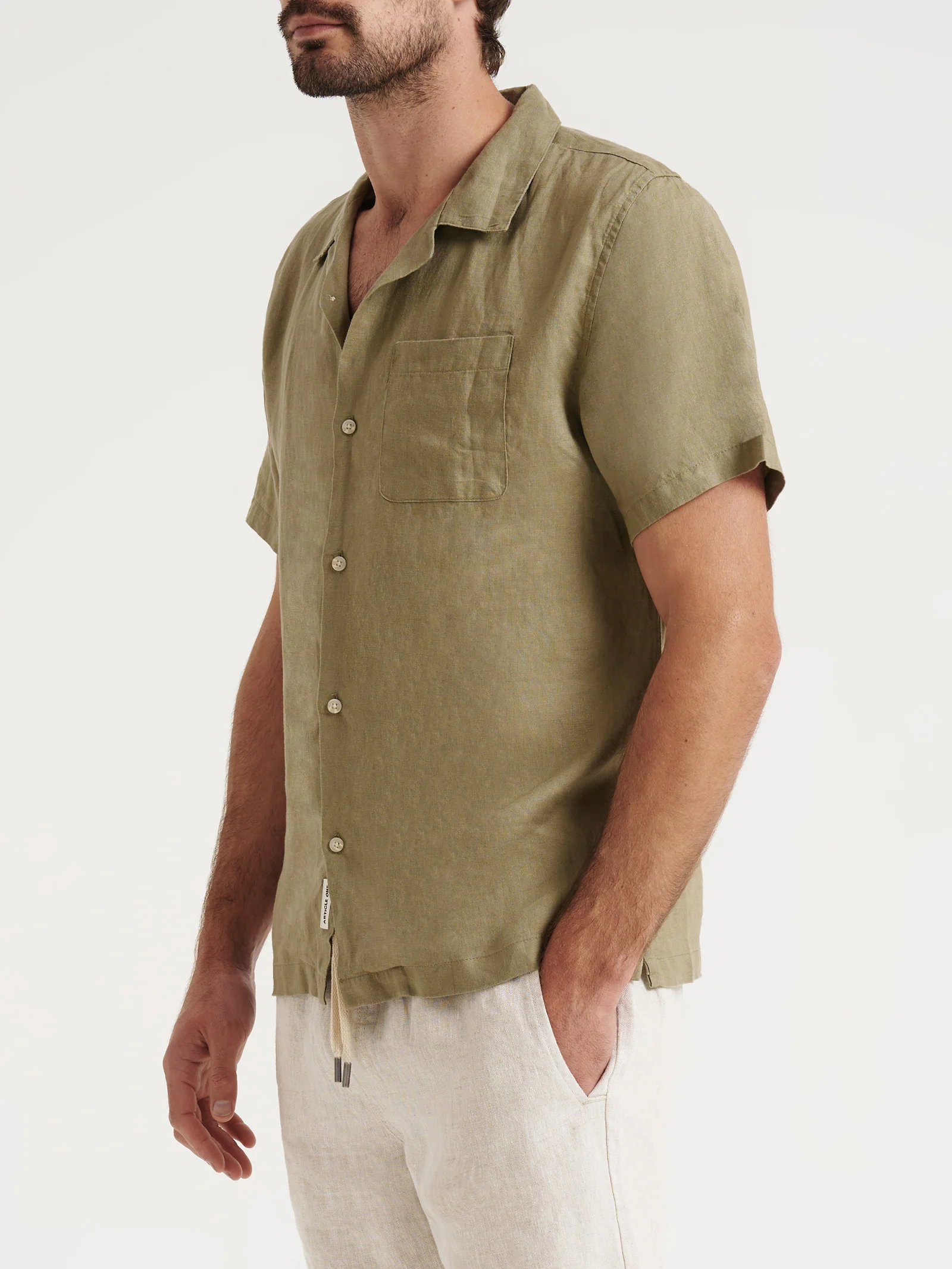 Nero Linen Resort Shirt - Image 3