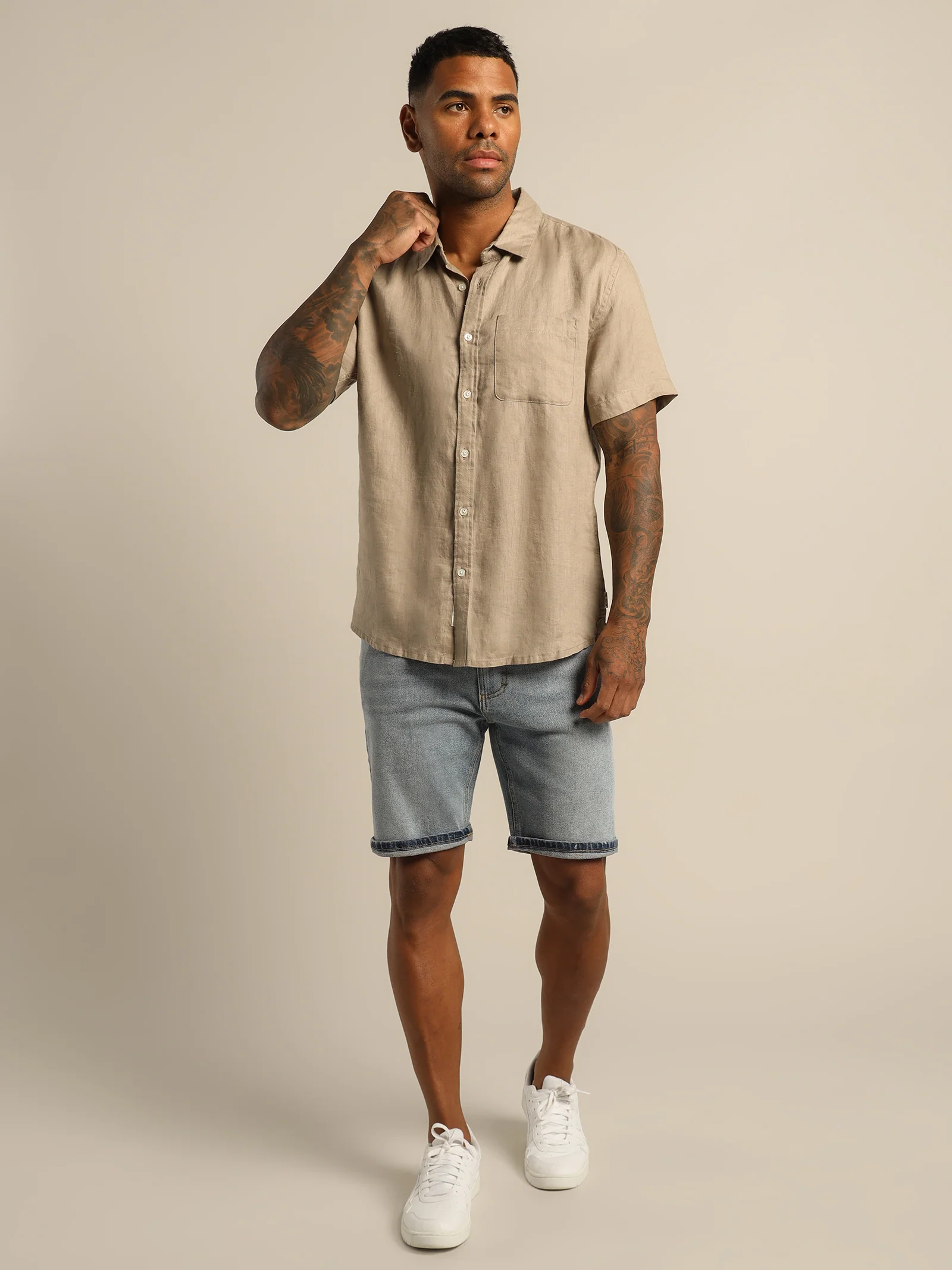 Nero Linen Shirt - Image 2