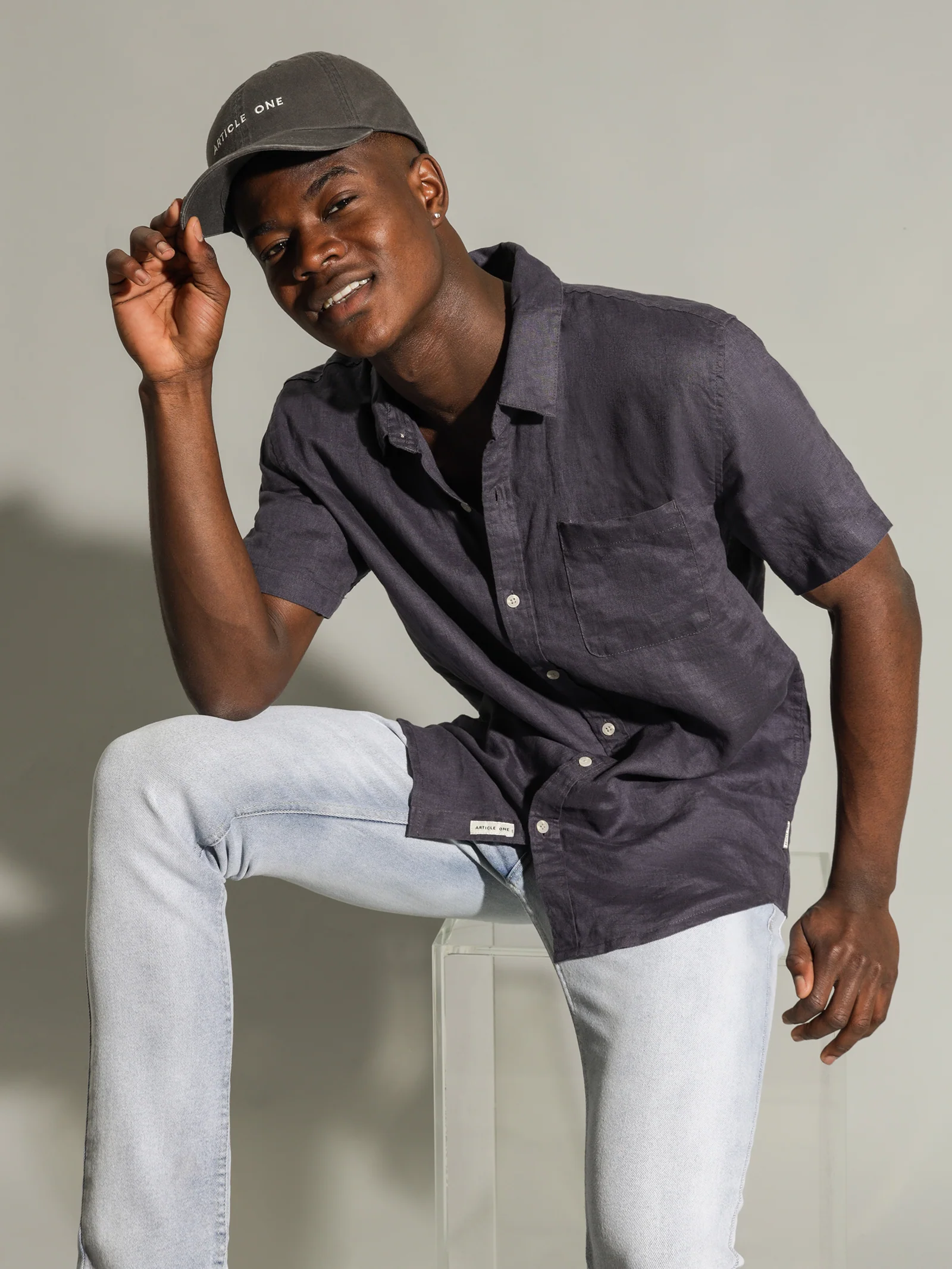 Nero Linen Shirt - Image 2