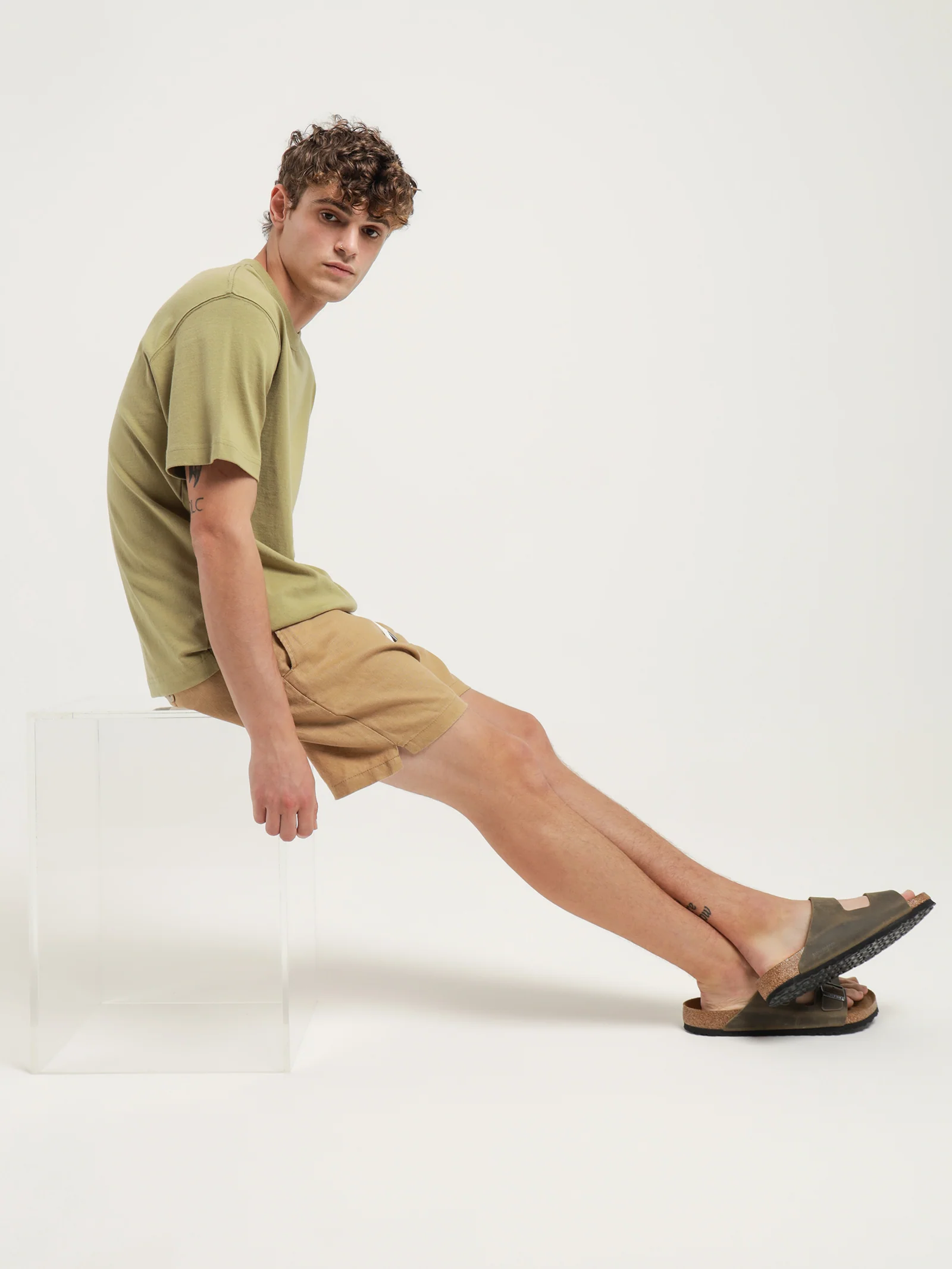 Nero Linen Shorts - Image 2
