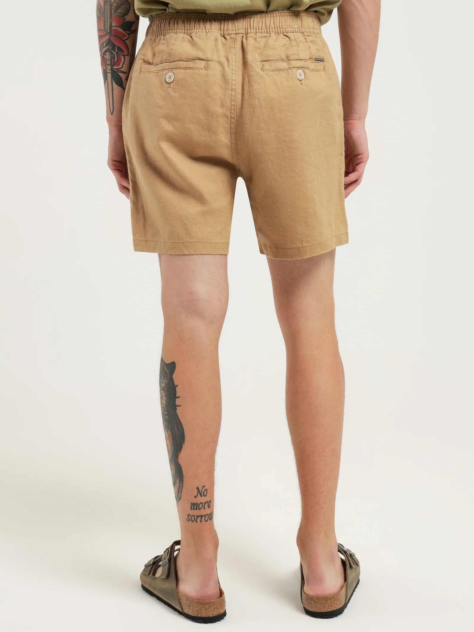 Nero Linen Shorts - Image 6