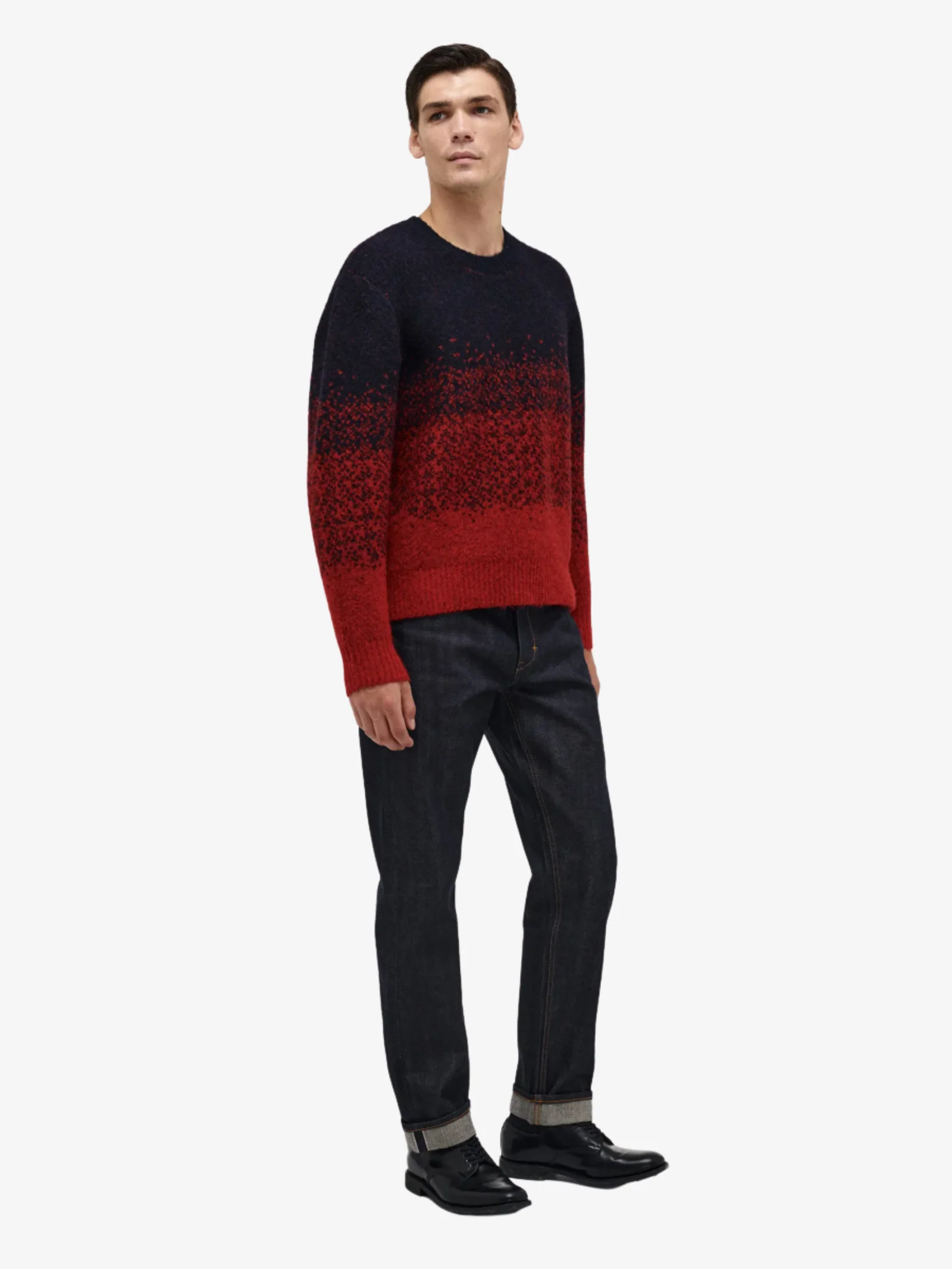 Brushed Ombre Crew Knit - Image 4