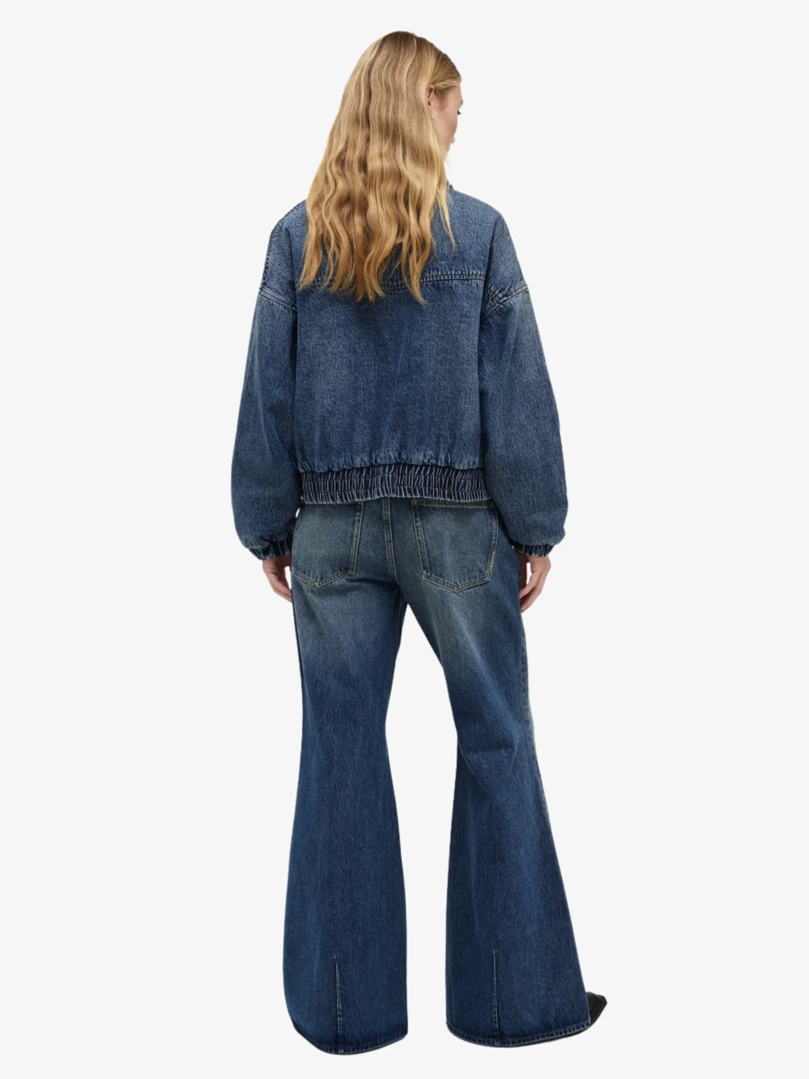 Denim Bomber Jacket - Image 3