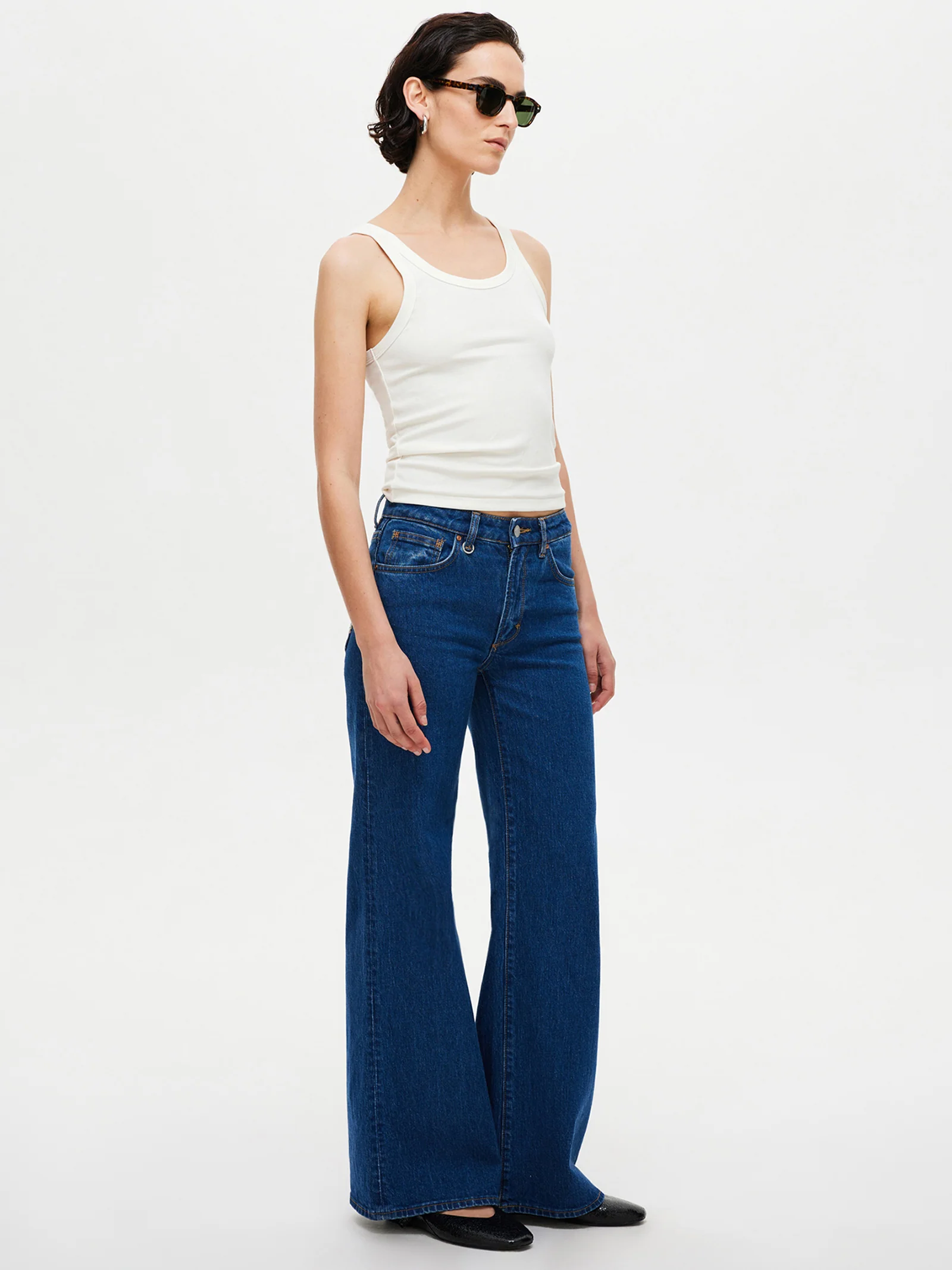 Eva Wide-Leg Jeans Royal - Image 2