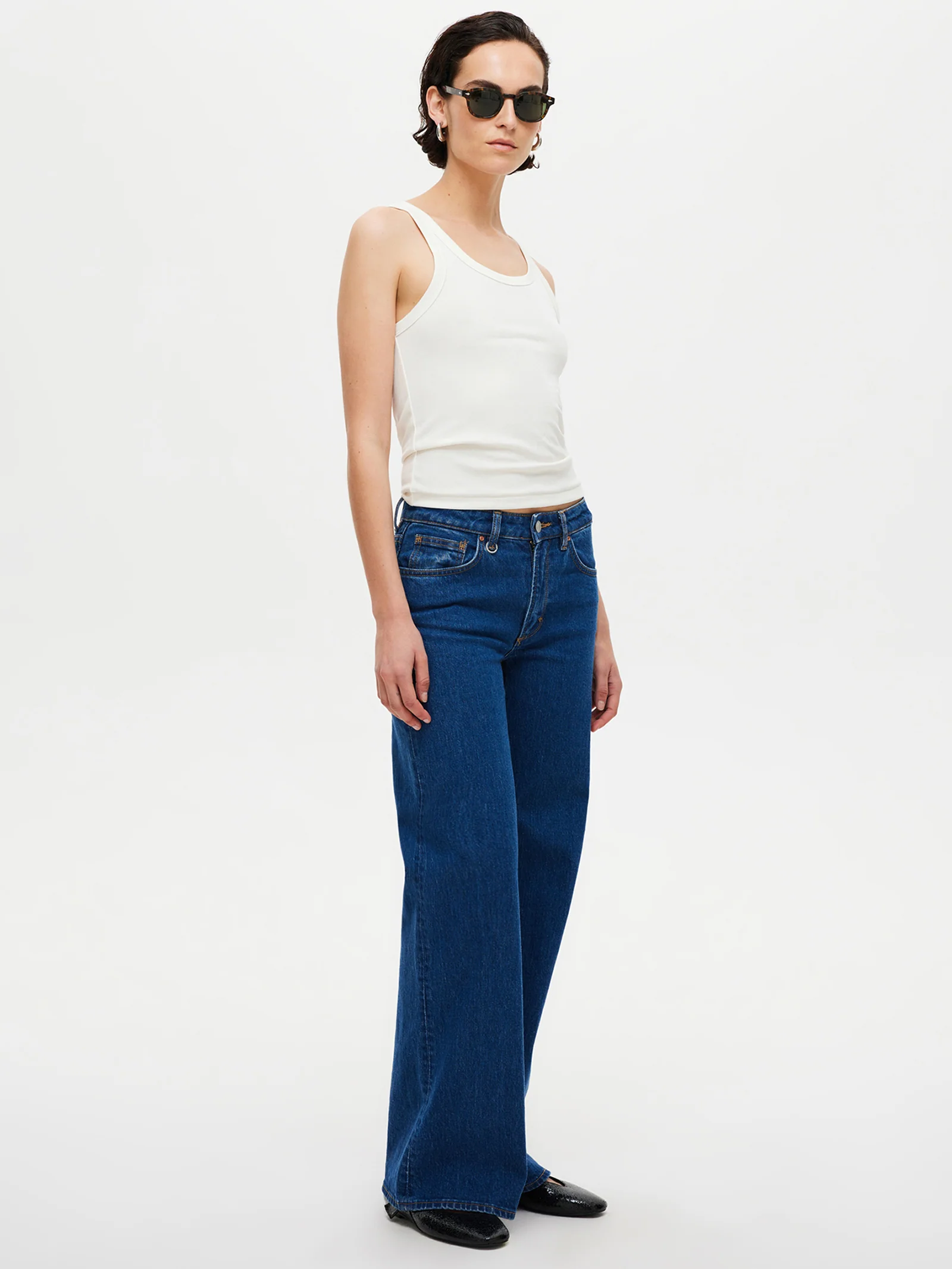 Eva Wide-Leg Jeans Royal - Image 3