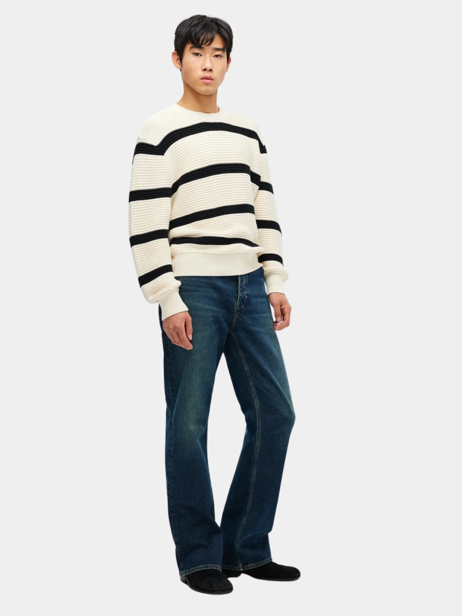 Stripe Knit Crew - Image 2