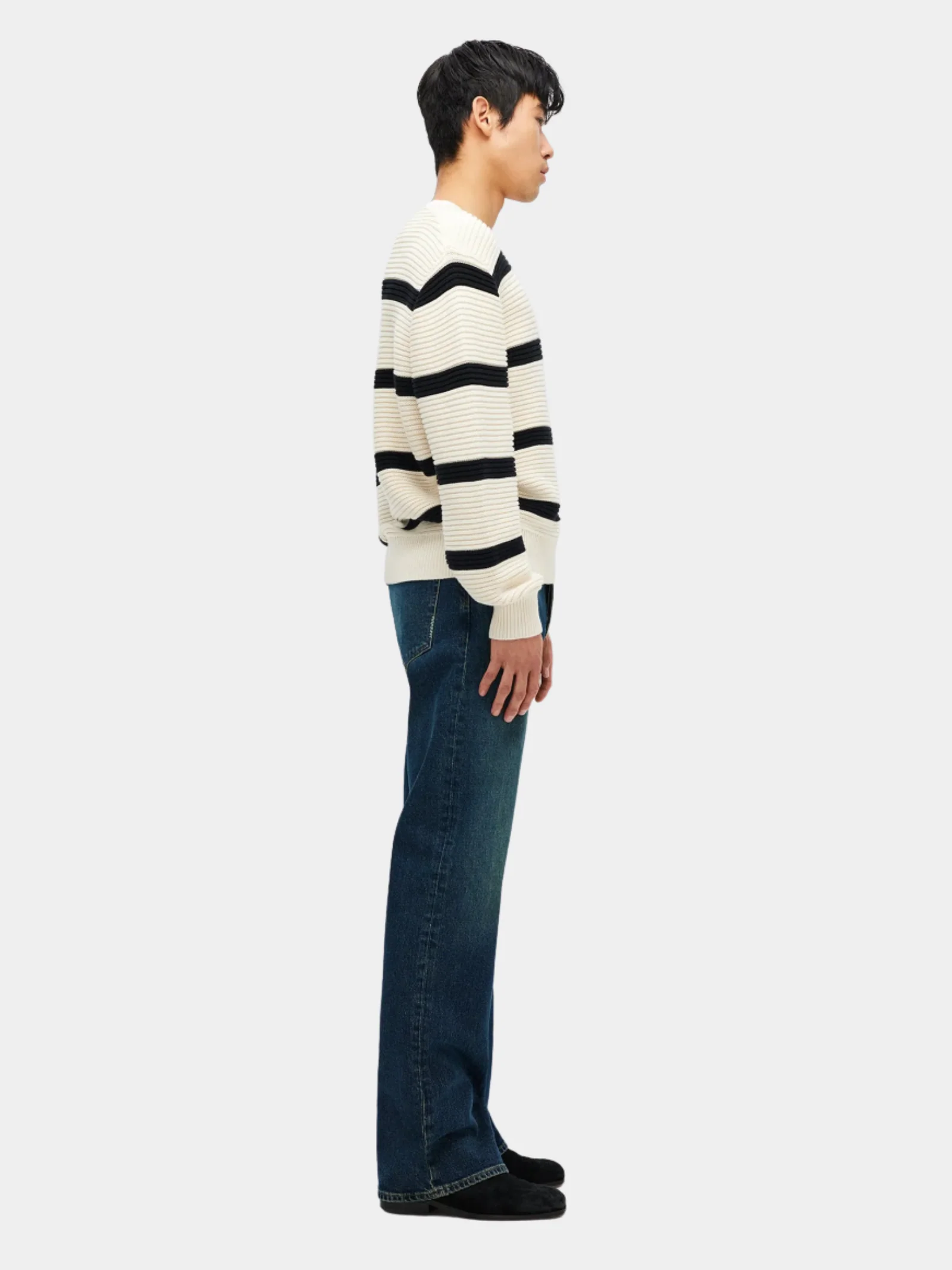 Stripe Knit Crew - Image 3