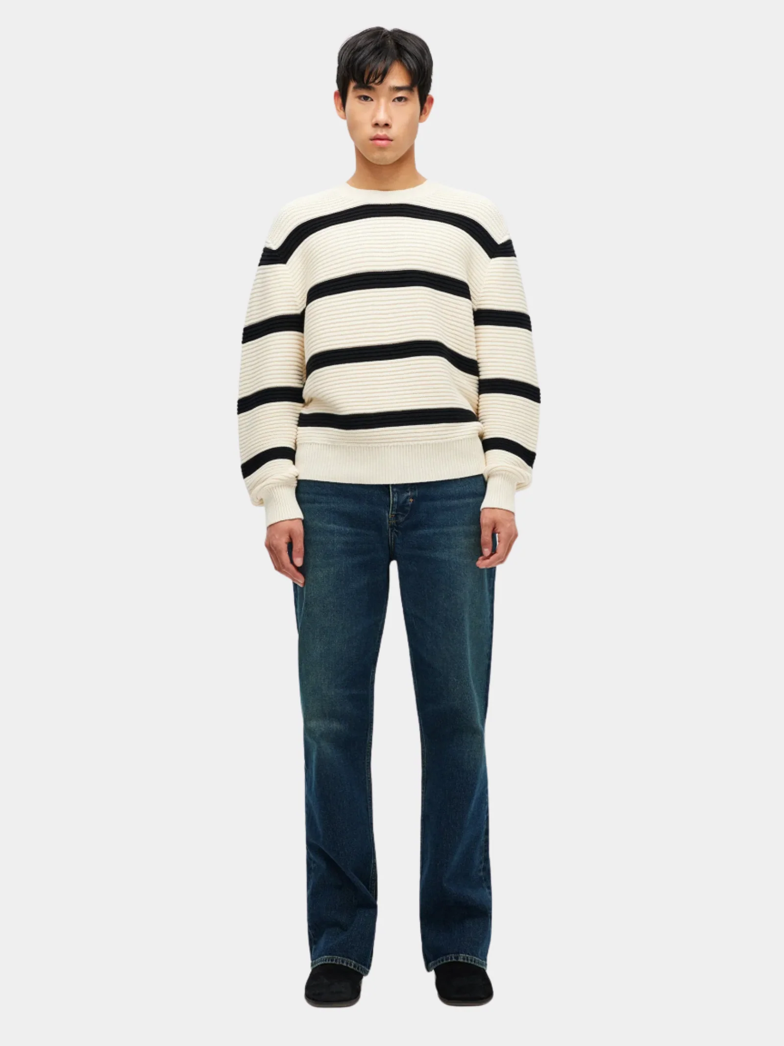 Stripe Knit Crew - Image 4