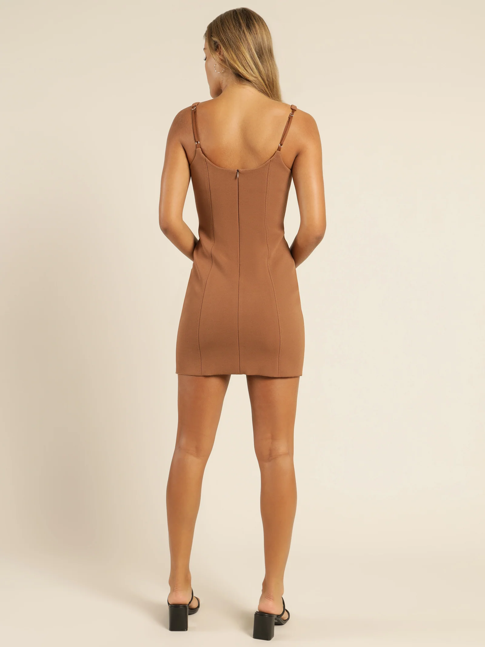 Neve Crepe Mini Dress - Image 6