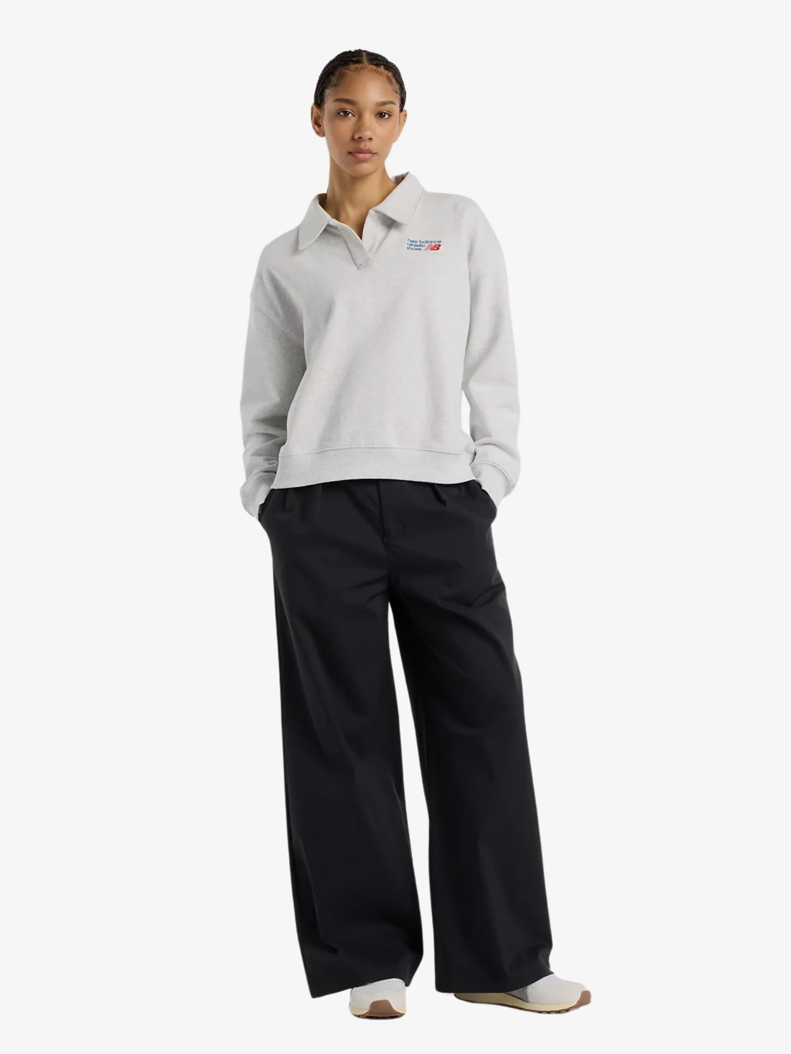 French Terry Polo Sweatshirt - Image 3
