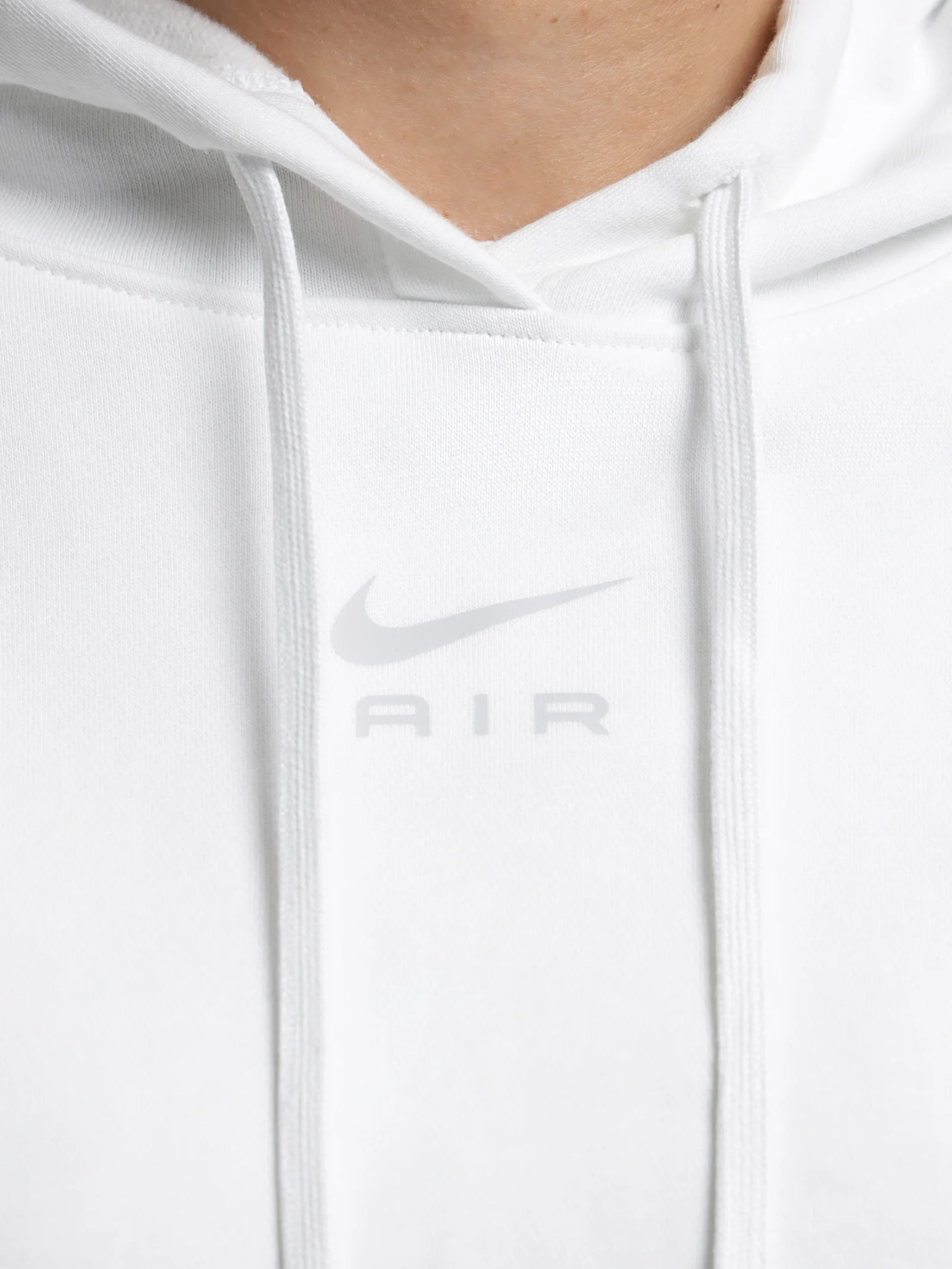 Nike Air Oversized Crop Fleece Hoodie - Image 3