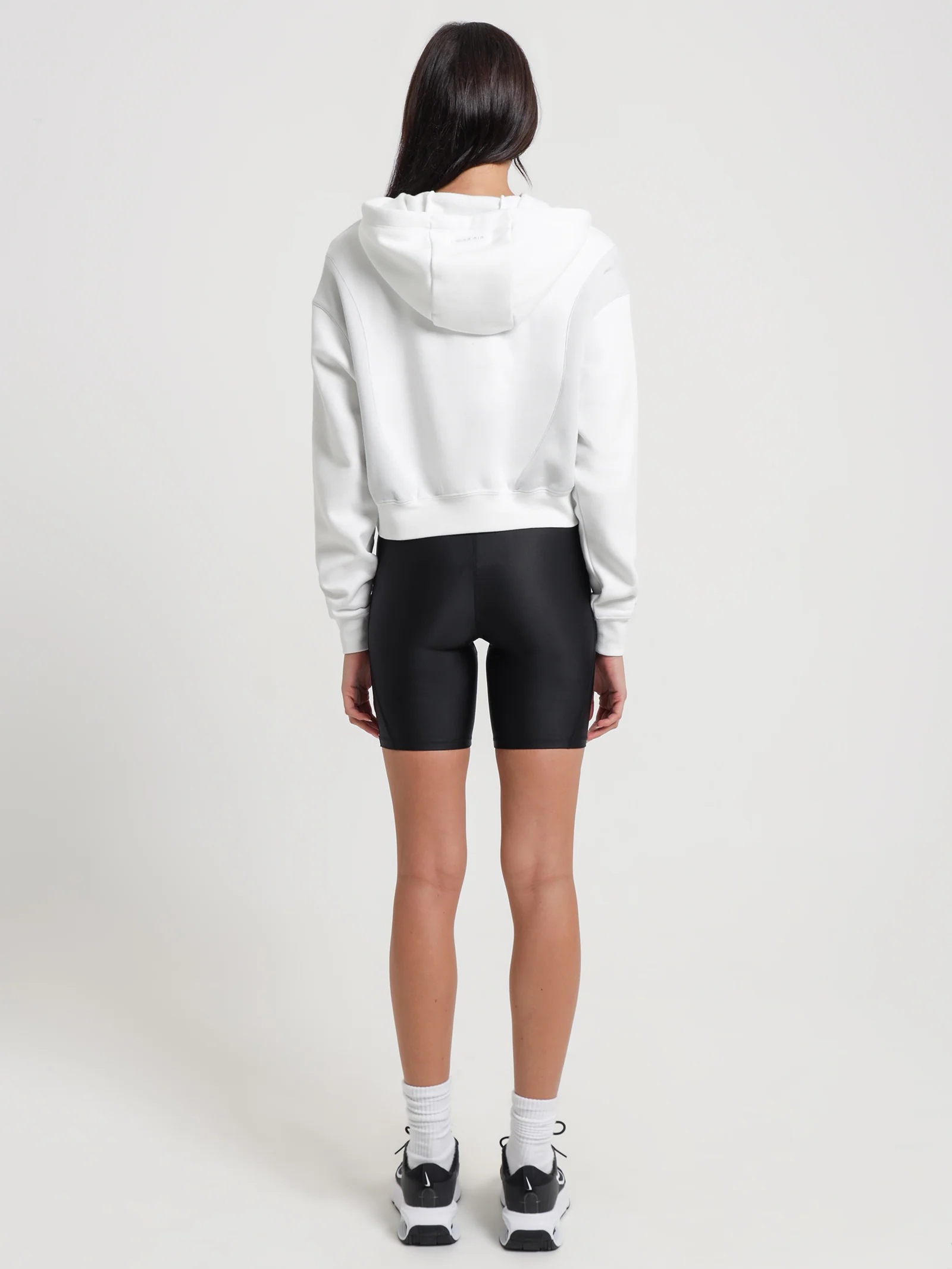 Nike Air Oversized Crop Fleece Hoodie - Image 5