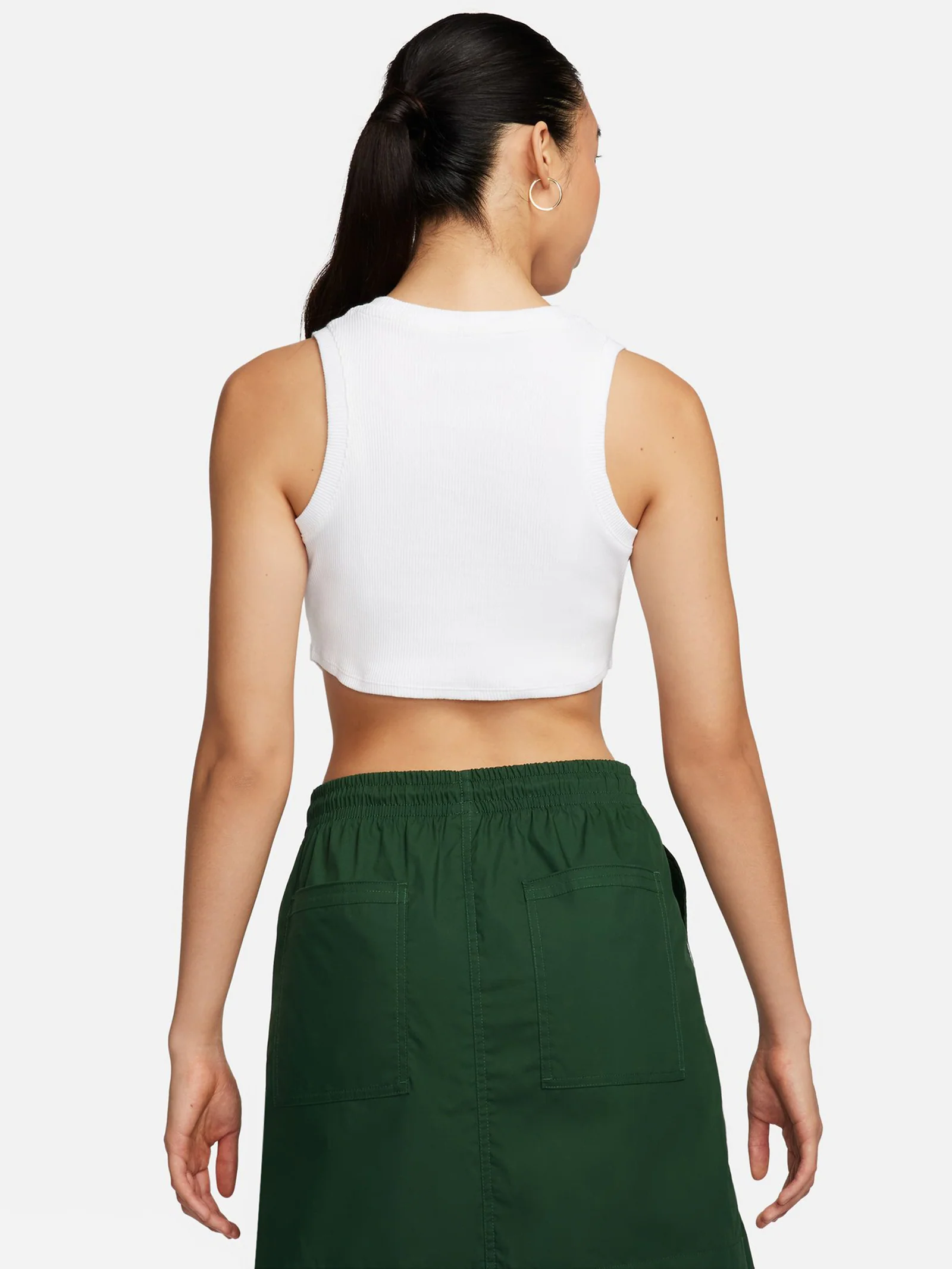 Cropped Ribbed Tank - Image 2