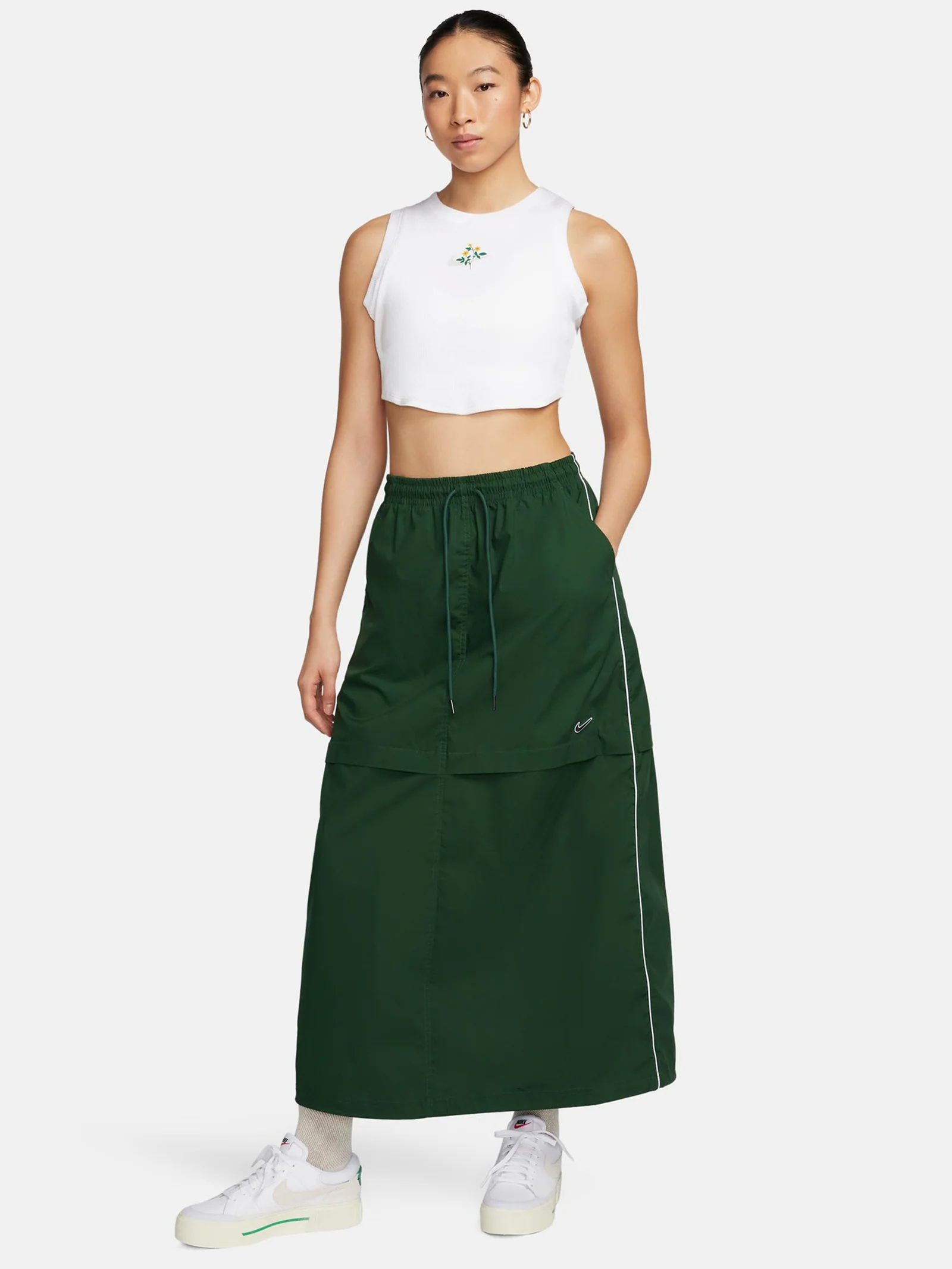 Cropped Ribbed Tank - Image 3