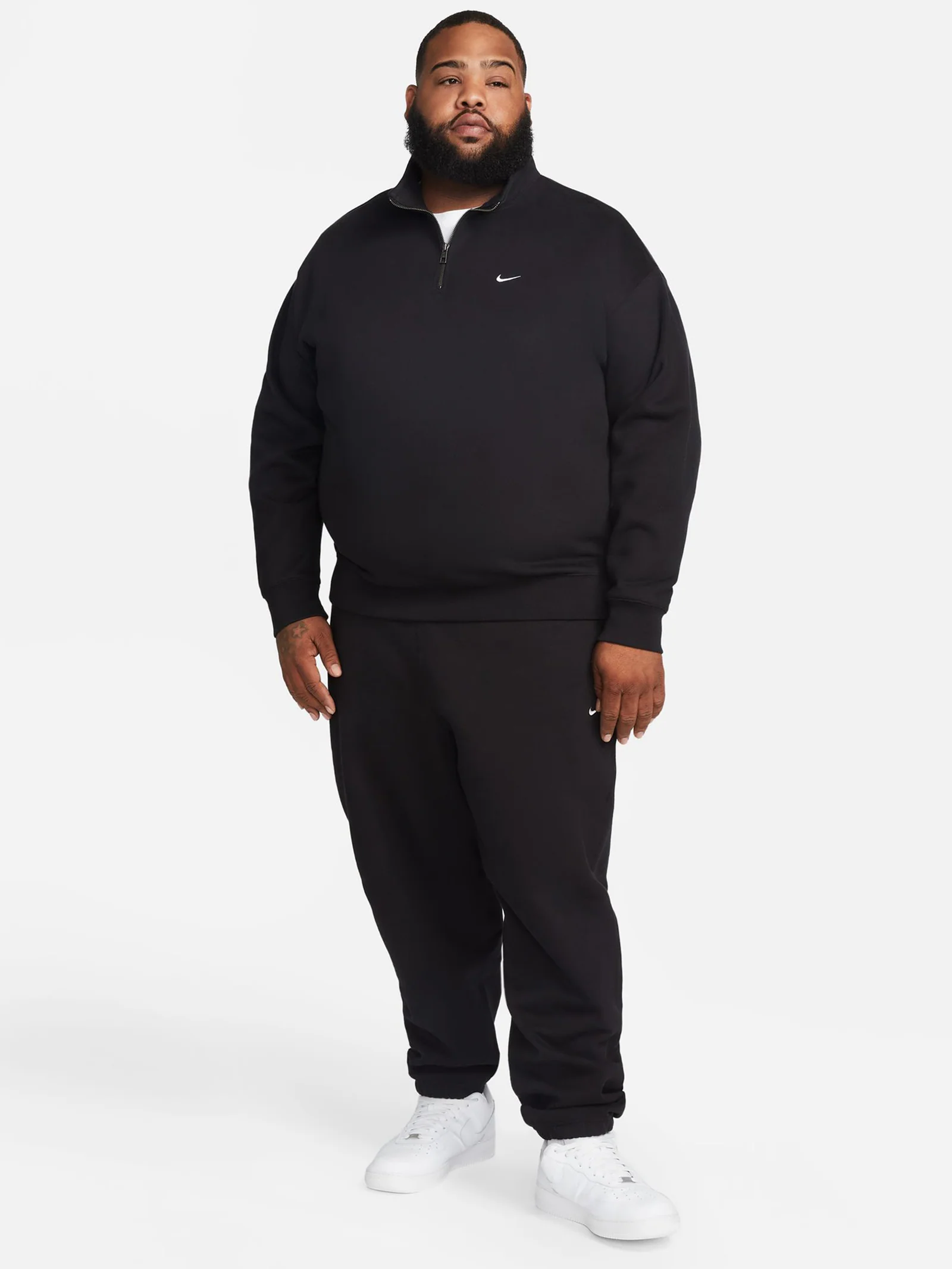 Nike Solo Swoosh Men's 1/4-Zip Top - Image 2