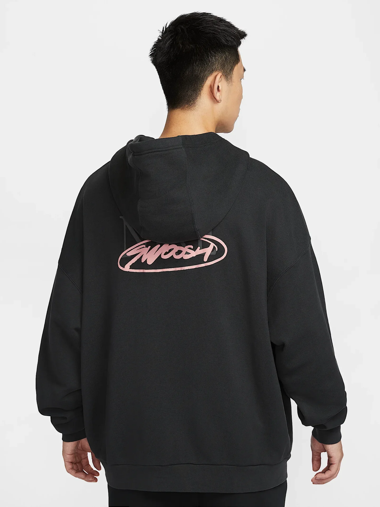 Oversized French Terry Pullover Hoodie - Image 2