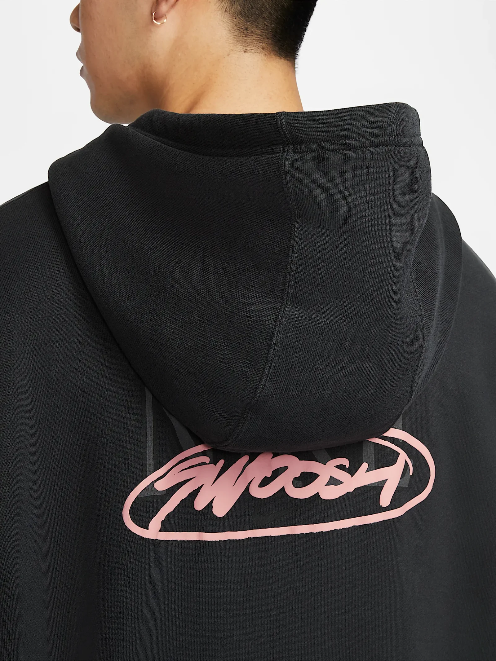 Oversized French Terry Pullover Hoodie - Image 3