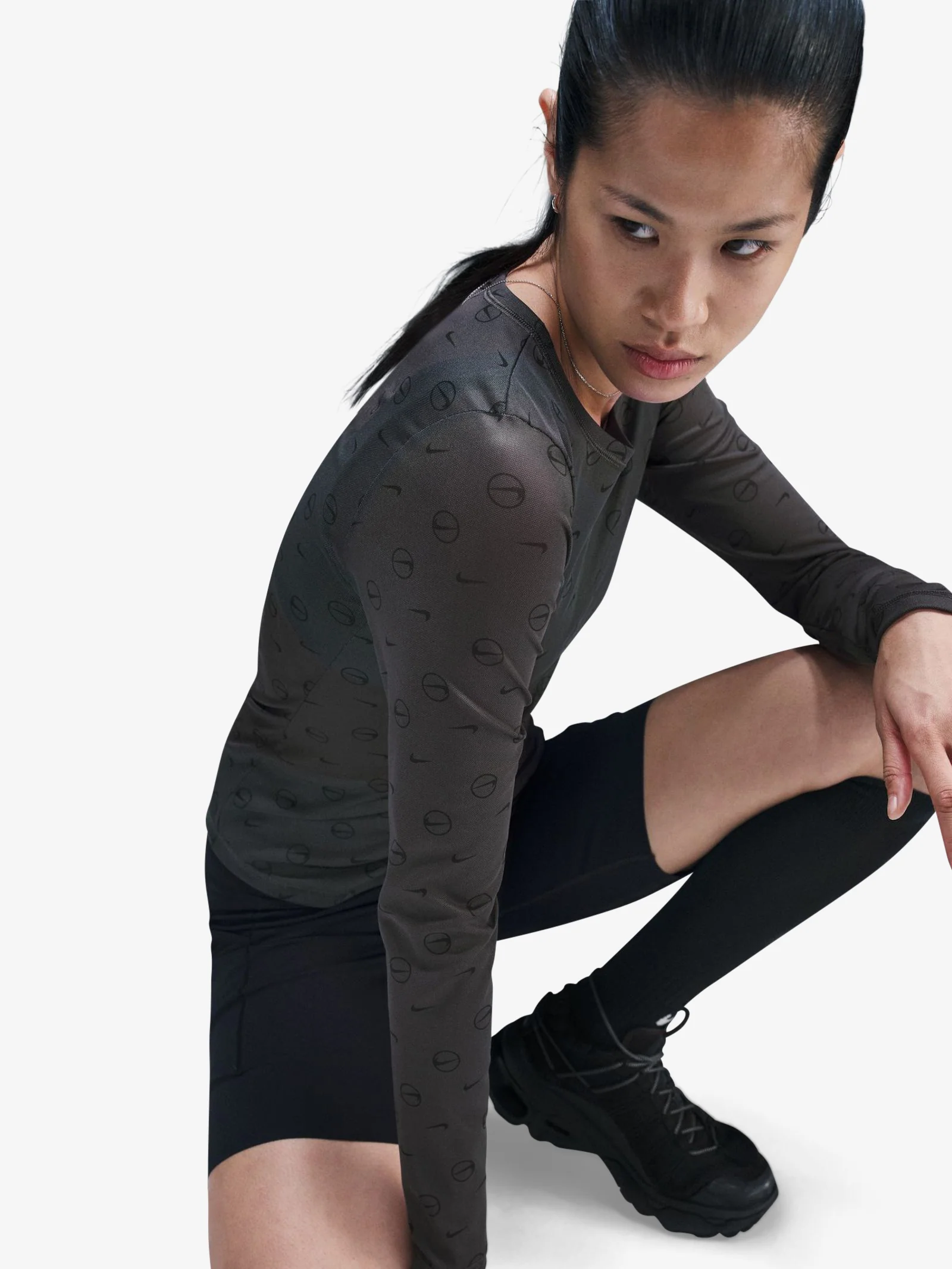 Sportswear Women's Long-Sleeve Sheer Top - Image 3
