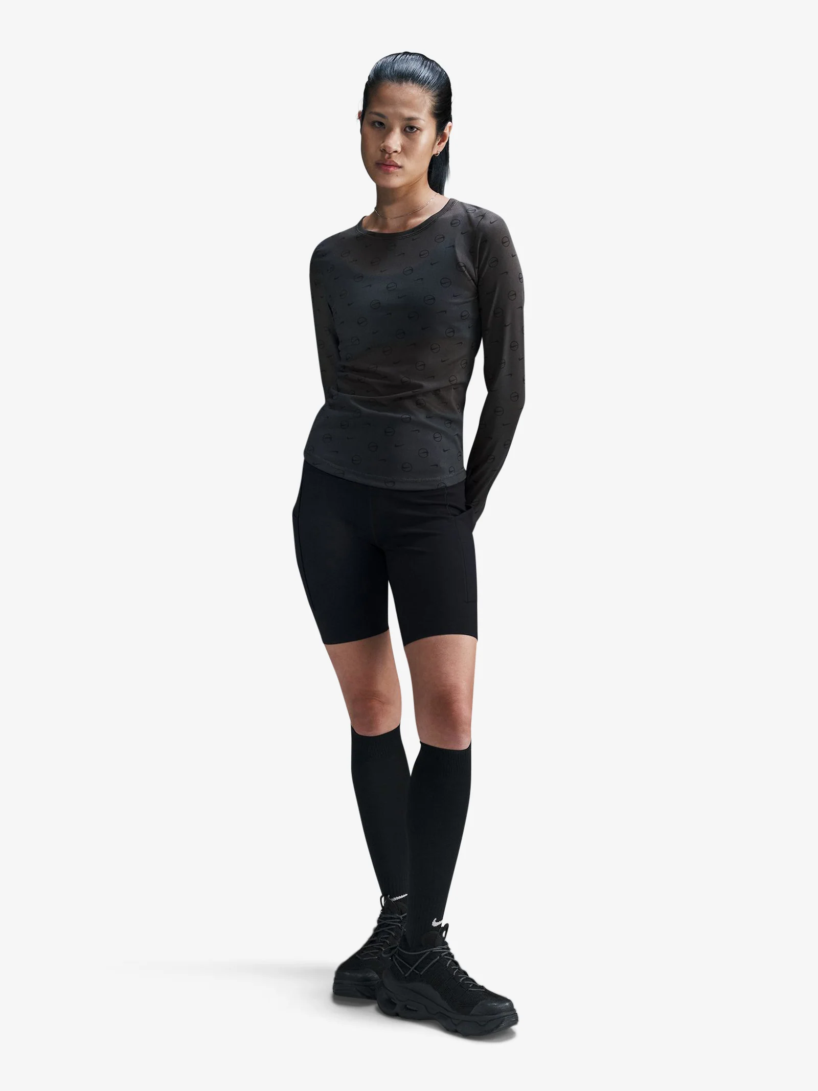 Sportswear Women's Long-Sleeve Sheer Top - Image 5