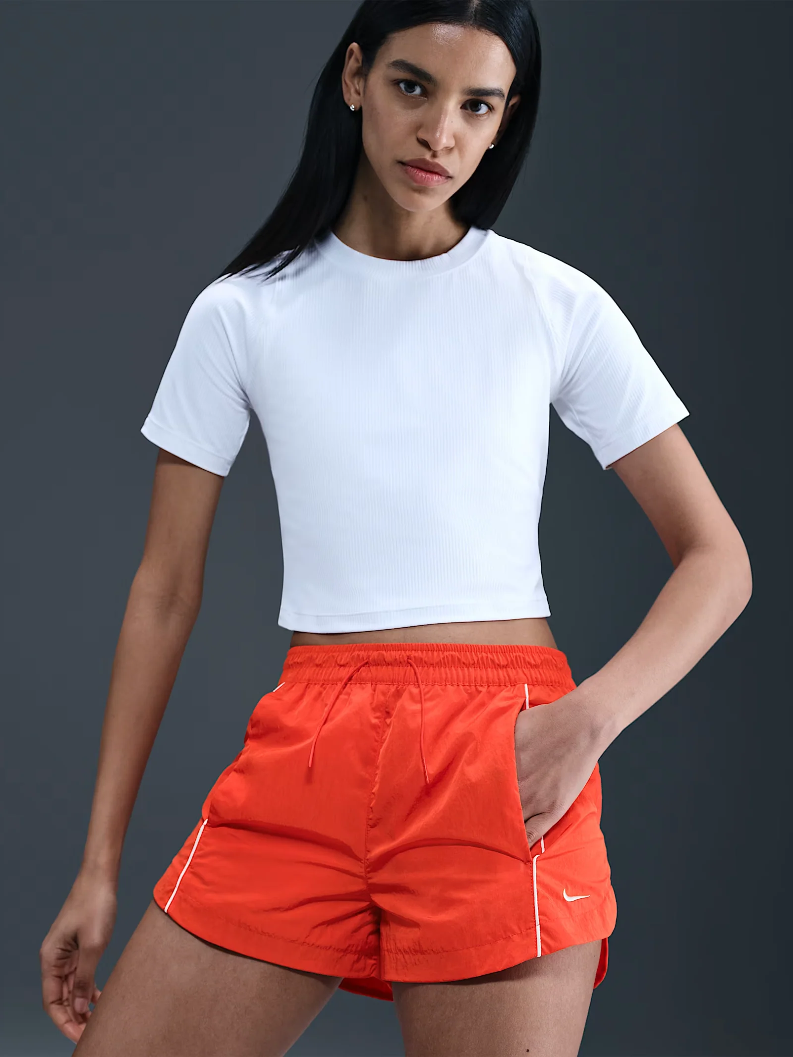 Nike Windrunner Women's Mid-Rise 2" Woven Shorts - Image 2