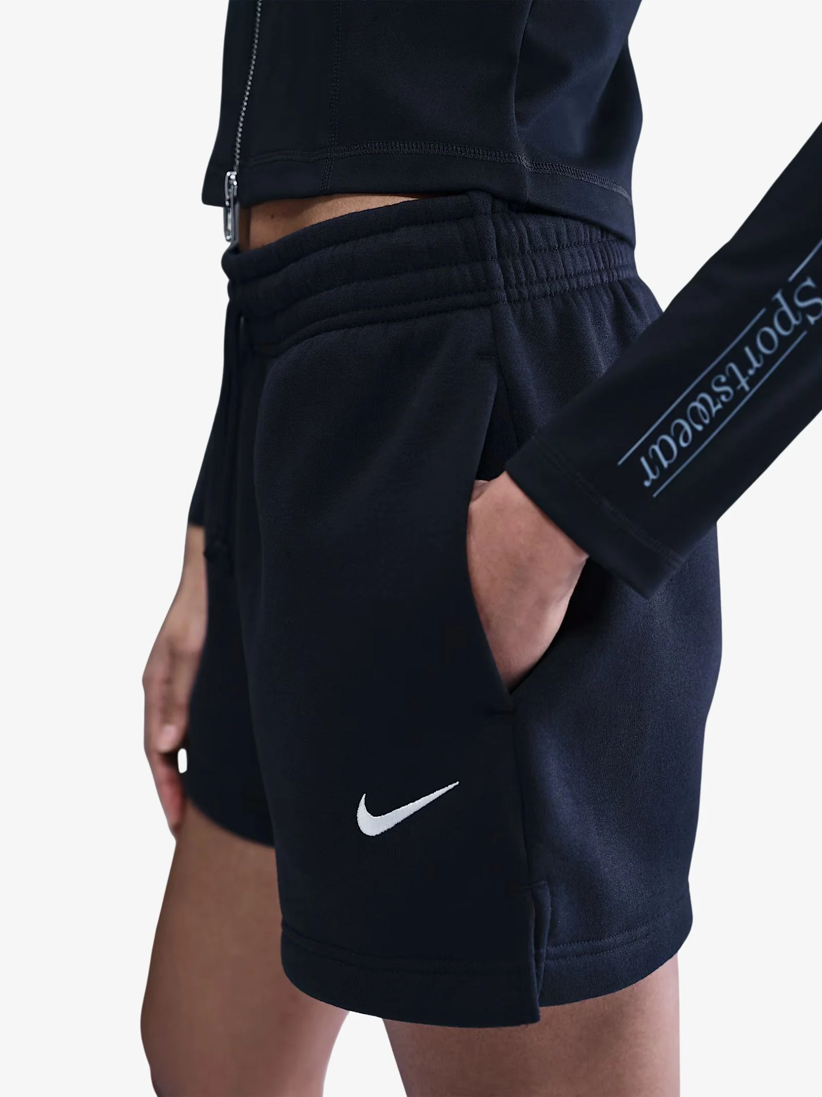 NSW Phoenix Fleece Women's Mid-Rise 4" Shorts - Image 3