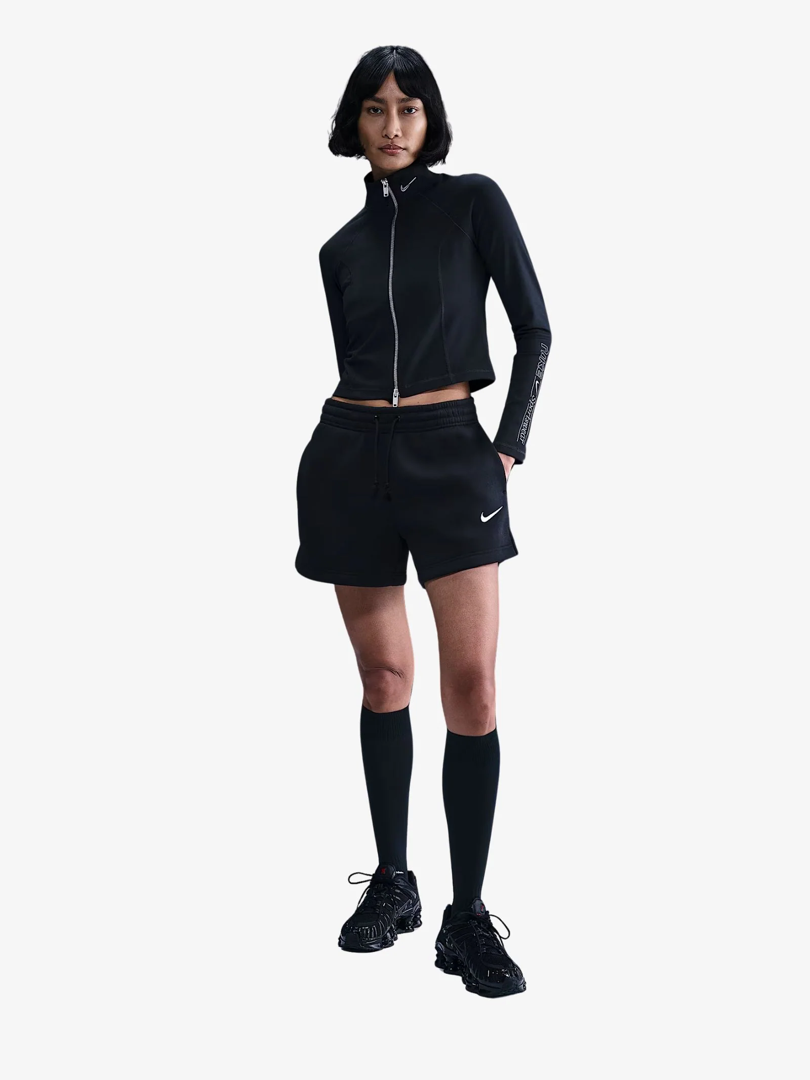 NSW Phoenix Fleece Women's Mid-Rise 4" Shorts - Image 4