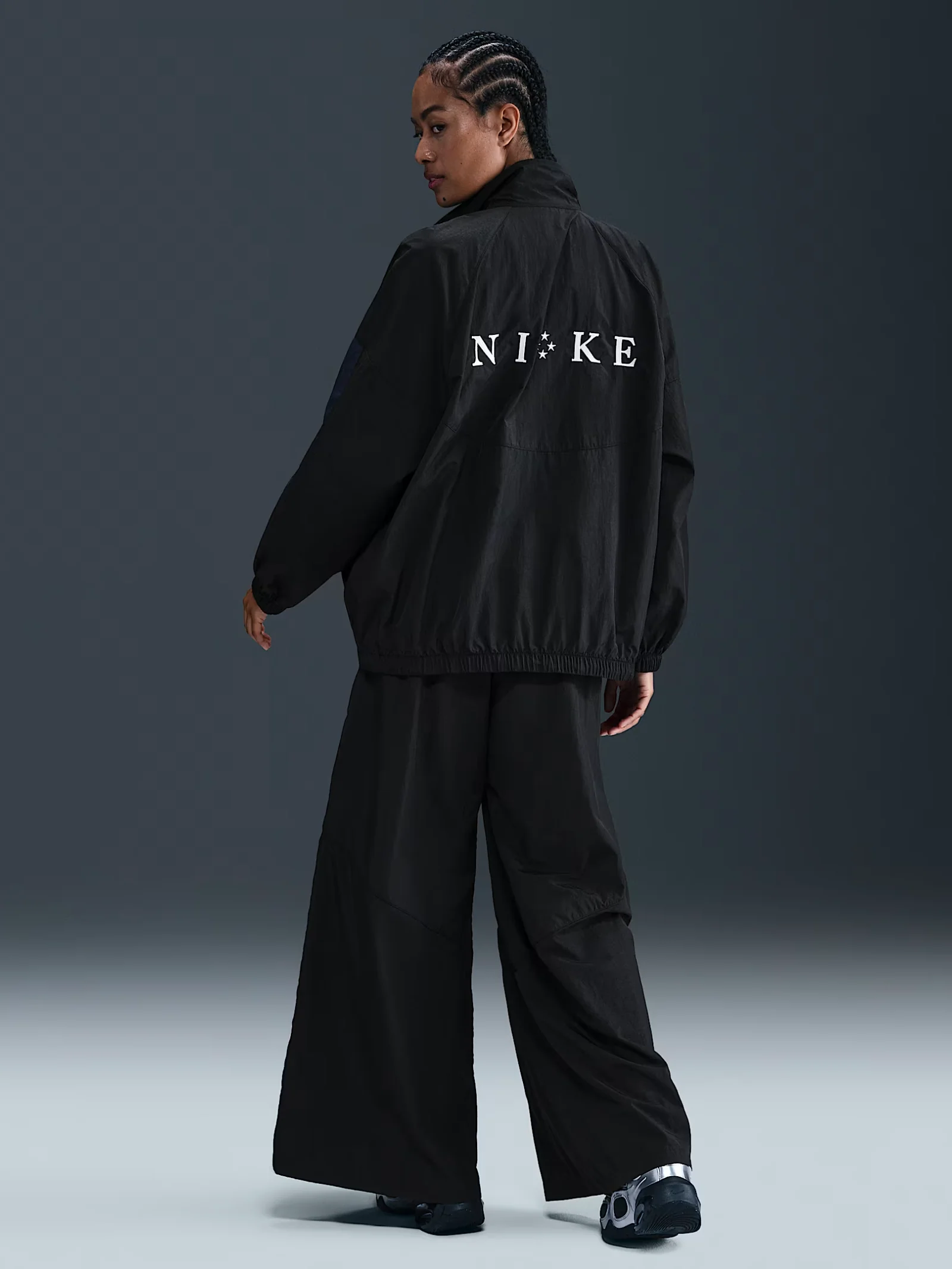 Women's Nike Sportswear Wide-Leg Woven Trousers - Image 4