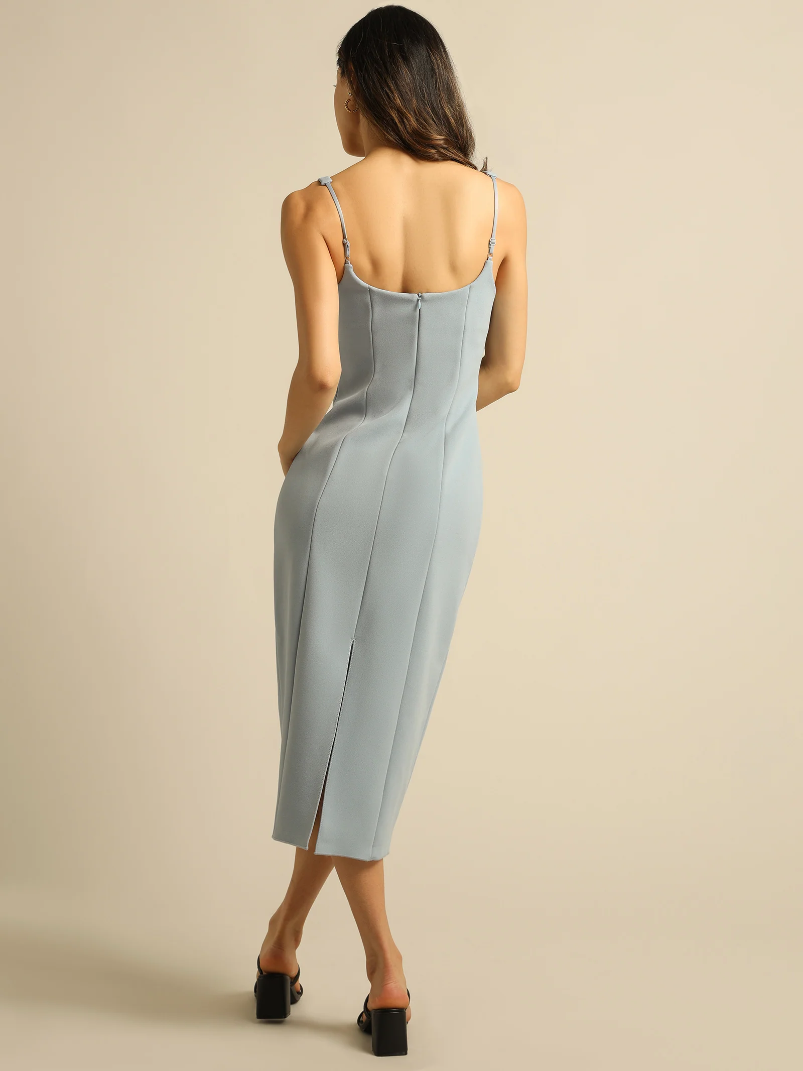Nikita Crepe Midi Dress - Image 5