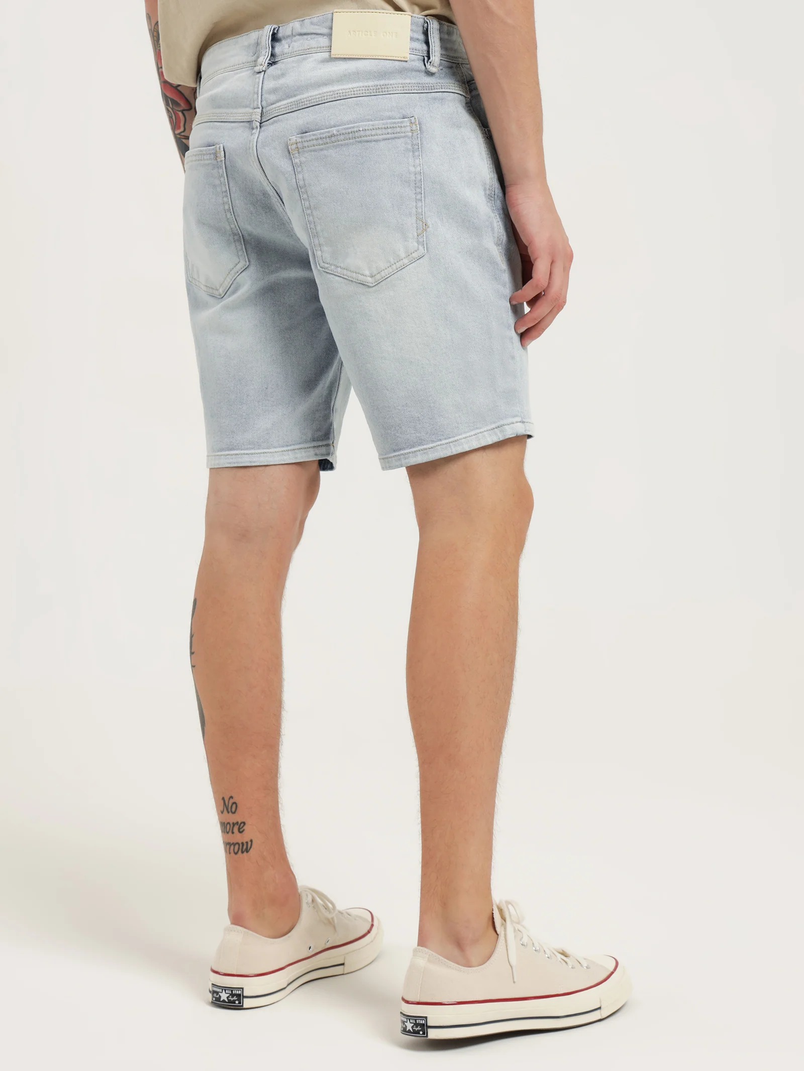 Niko Slim Denim Shorts - Image 6
