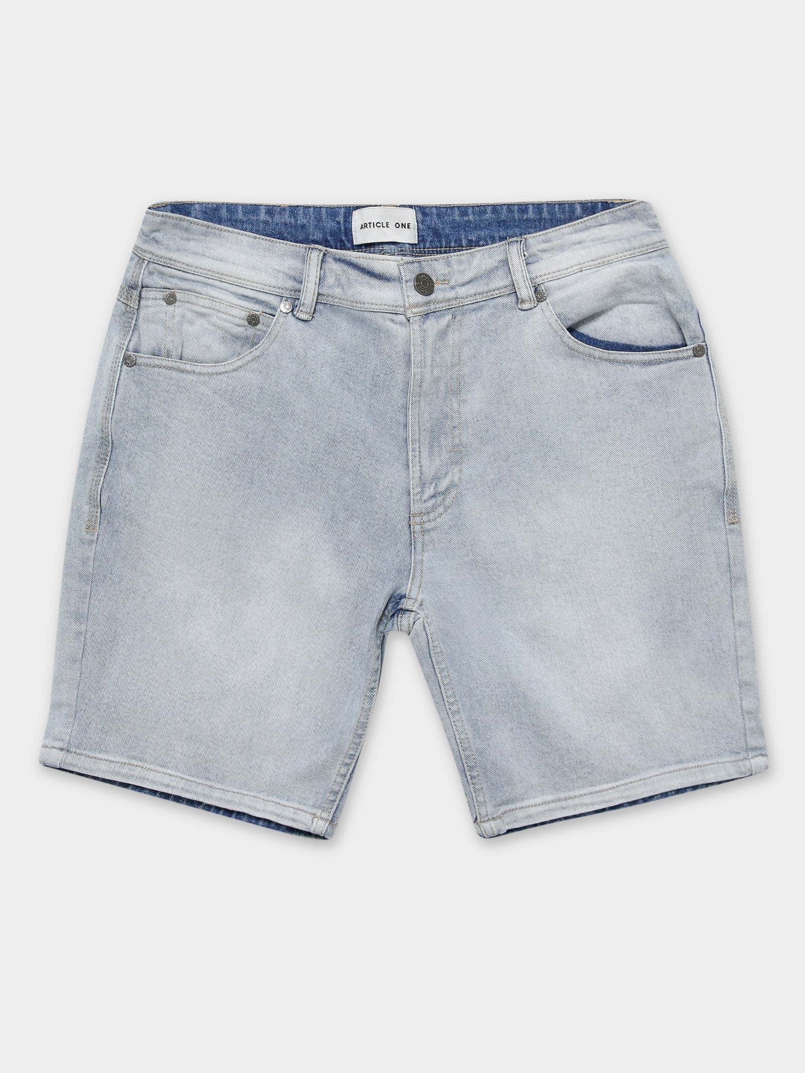 Niko Slim Denim Shorts - Image 7