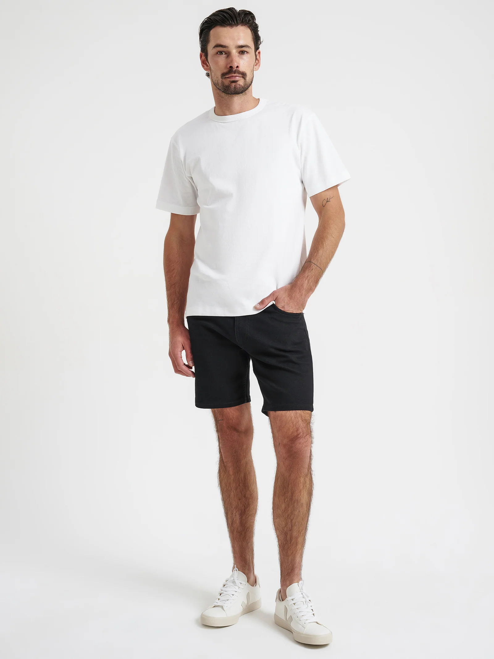 Niko Slim Denim Shorts - Image 2