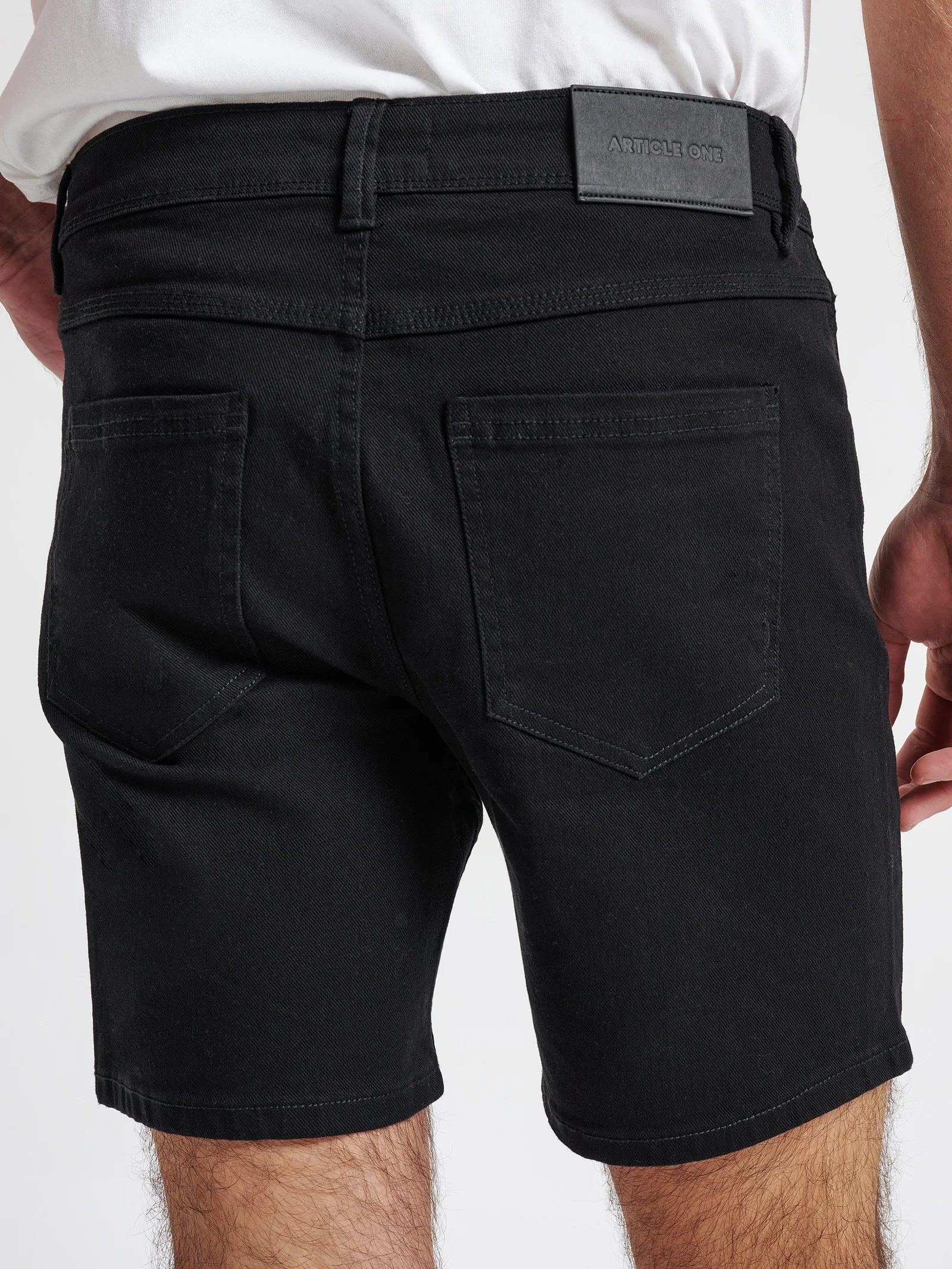 Niko Slim Denim Shorts - Image 4