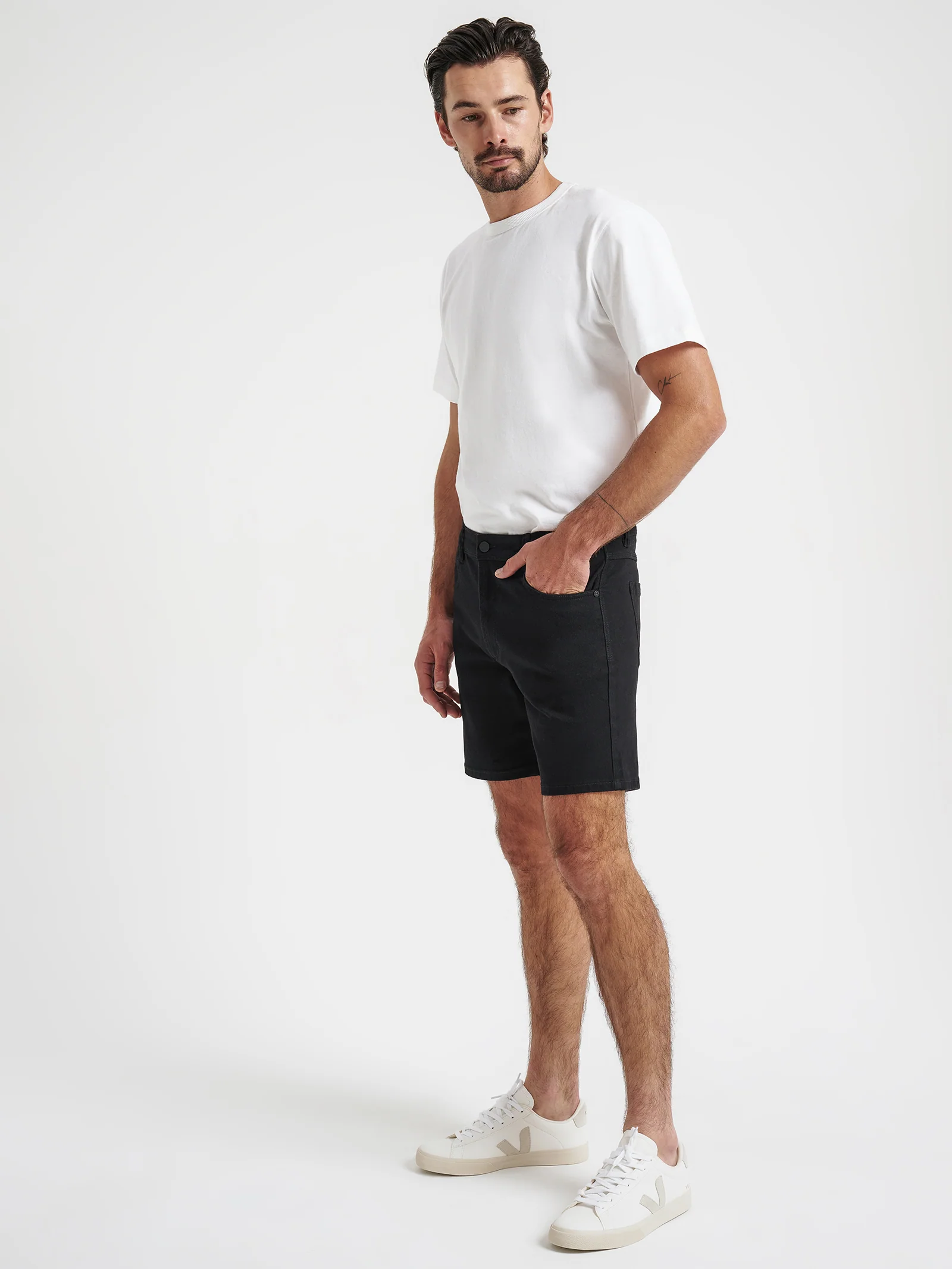 Niko Slim Denim Shorts - Image 5