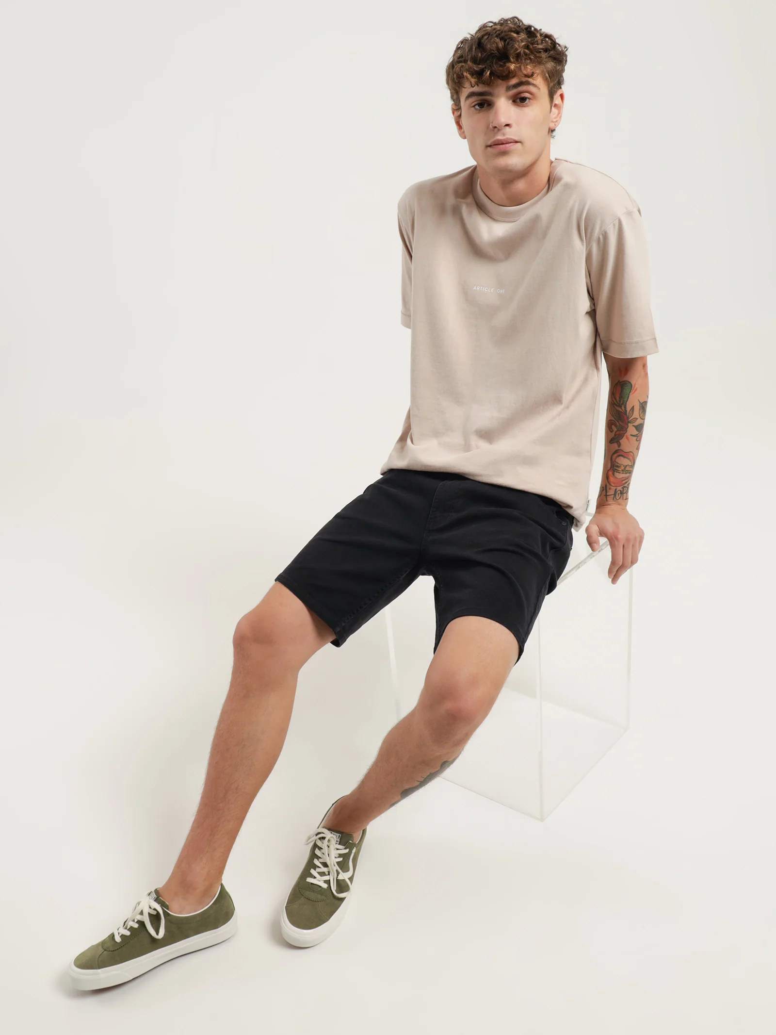 Niko Slim Denim Shorts - Image 2