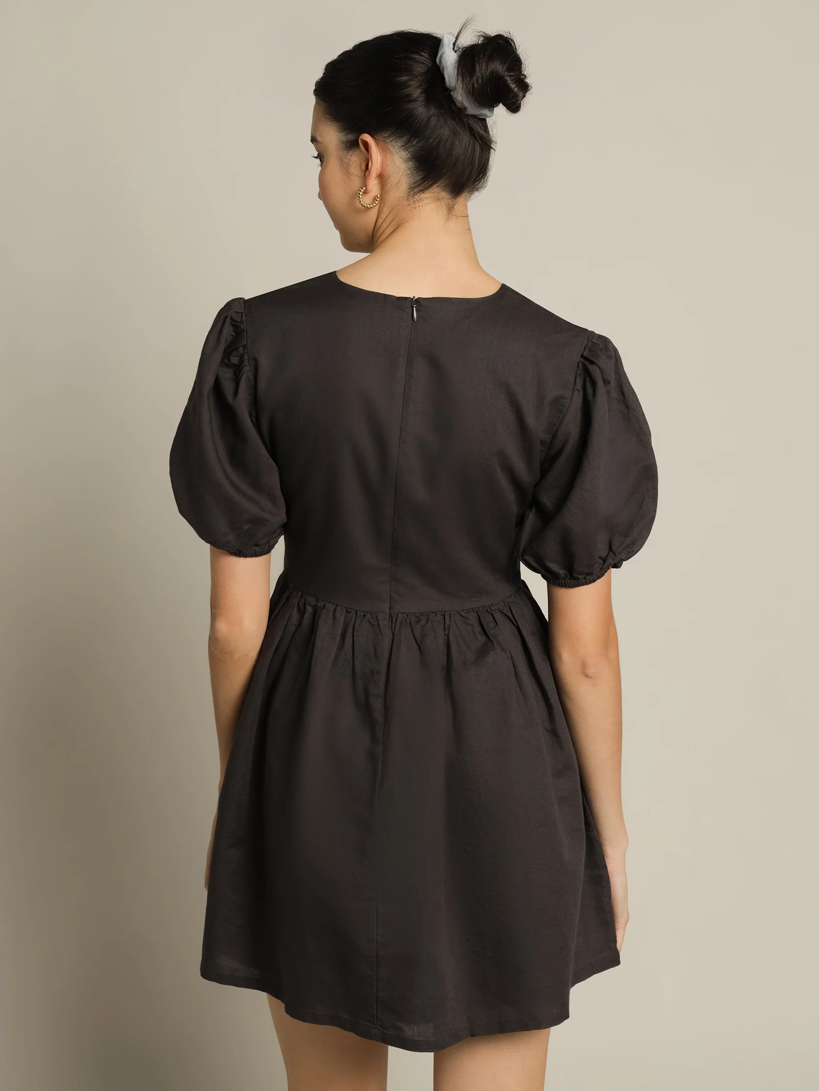 Nima Linen Mini Dress - Image 6