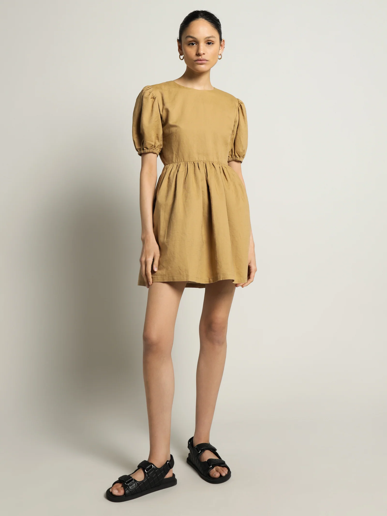 Nima Linen Mini Dress - Image 4