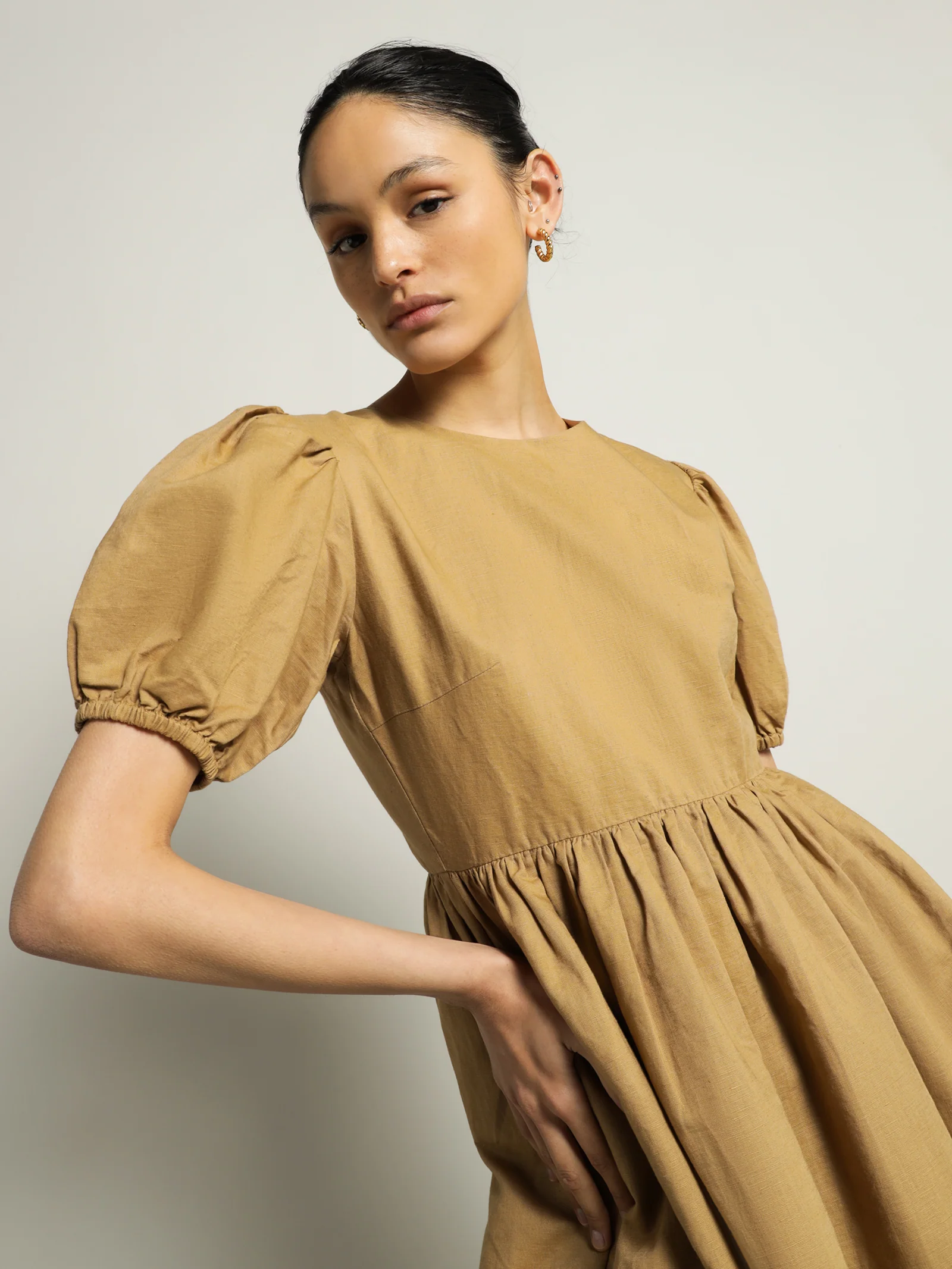 Nima Linen Mini Dress - Image 5