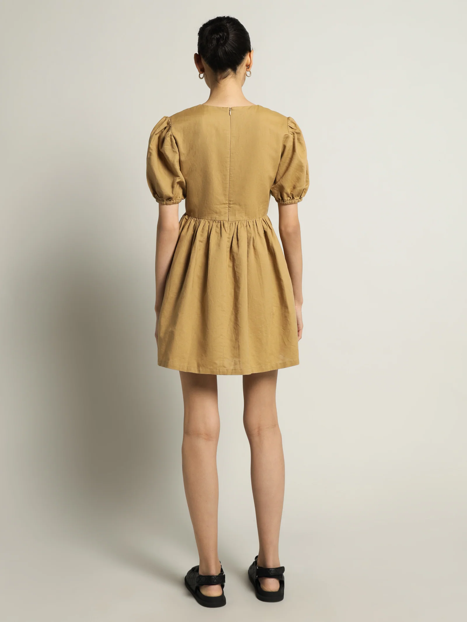 Nima Linen Mini Dress - Image 7