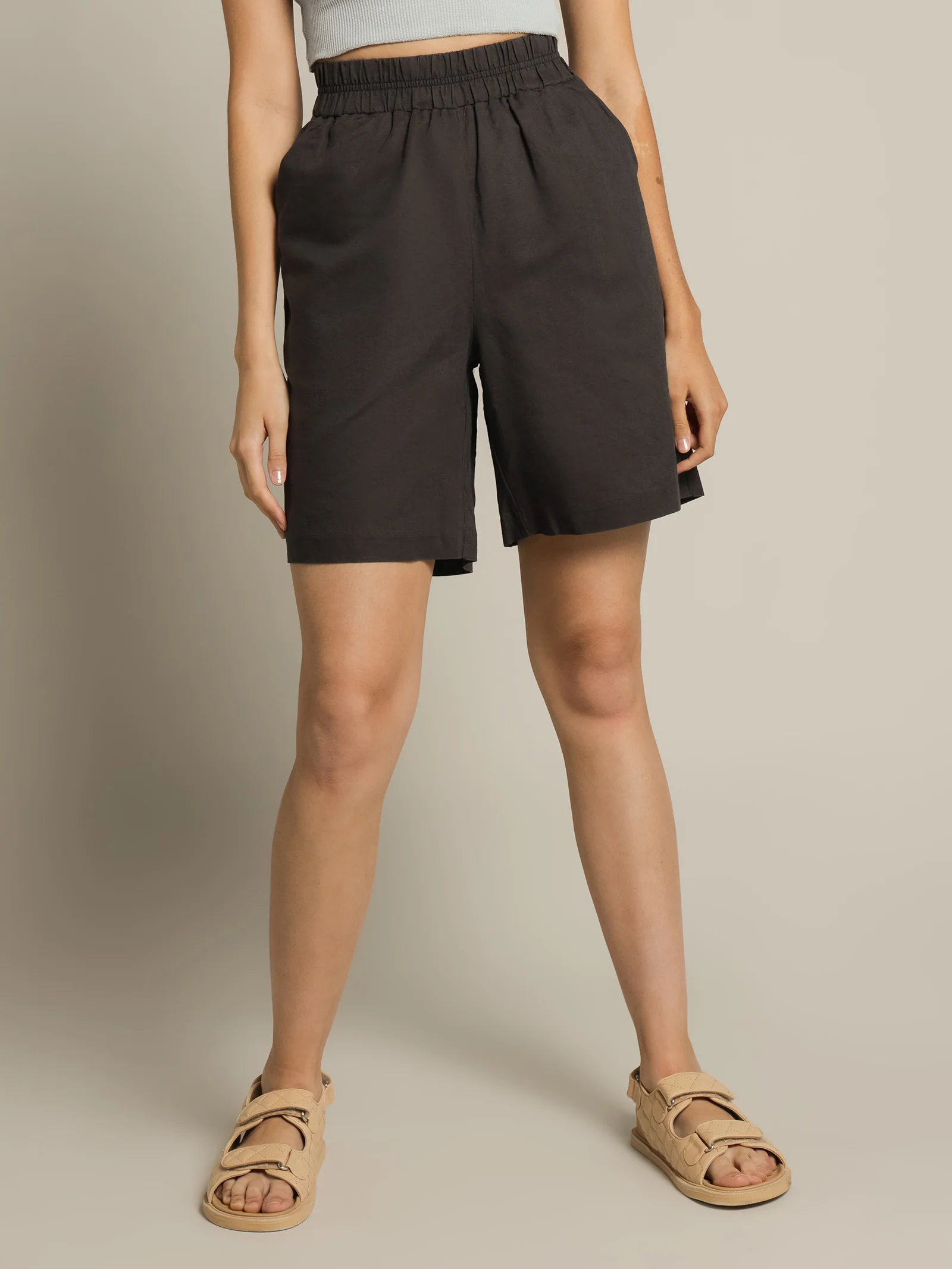 Nima Longline Linen Shorts