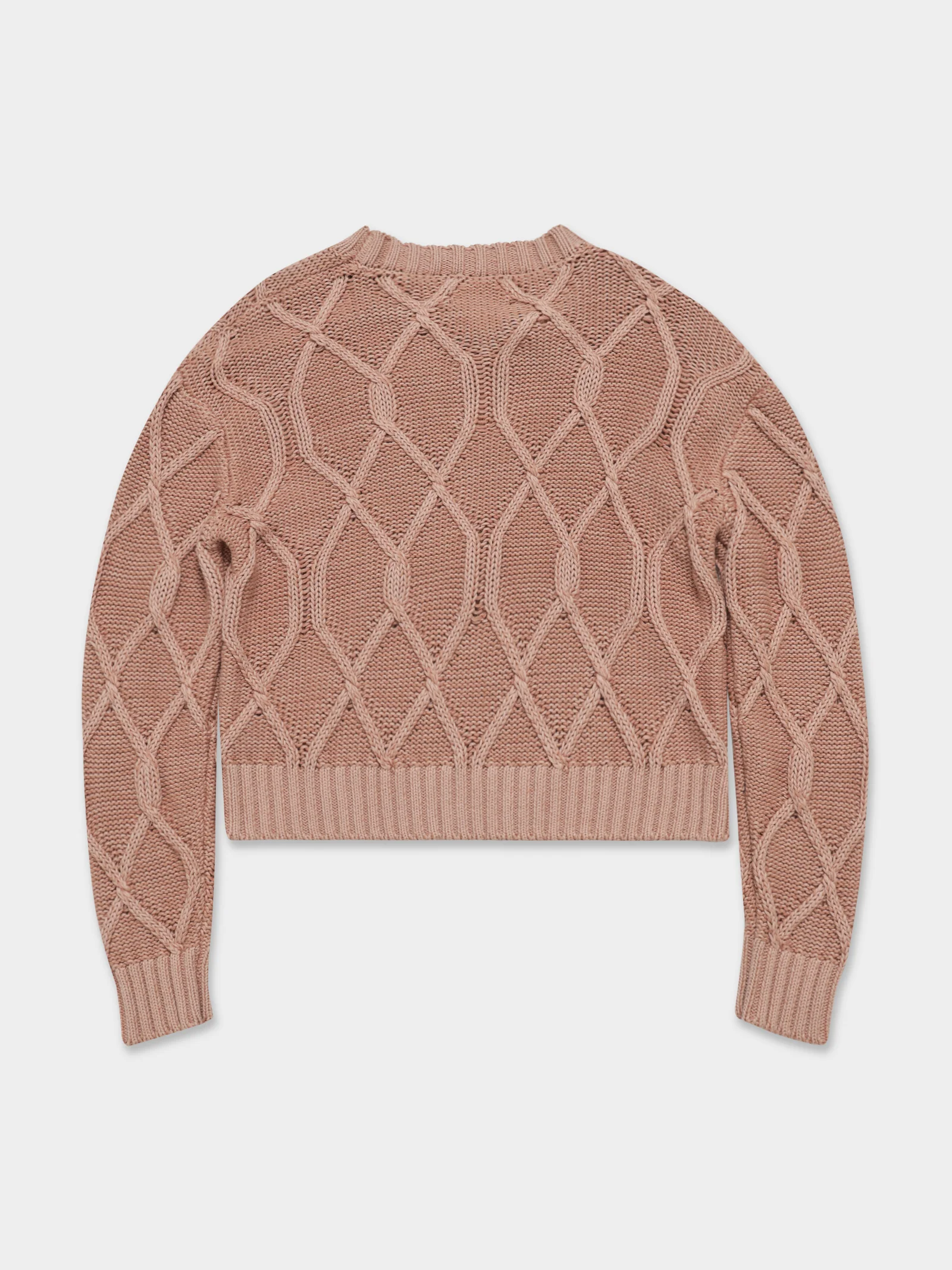 Nina Cable Knit Sweatshirt - Image 7