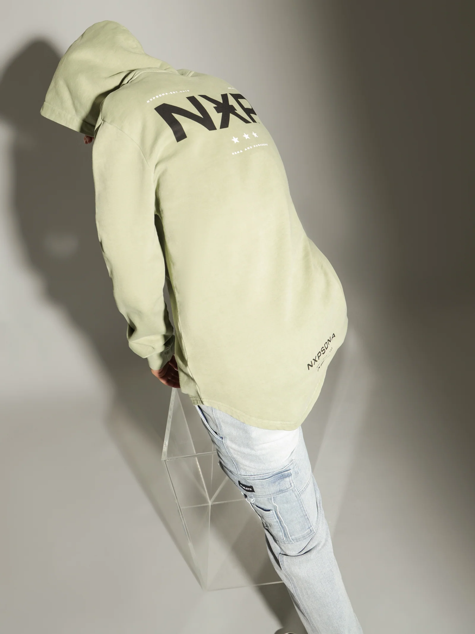 Nosebleeds Hooded Dual Curved Sweater - Image 2