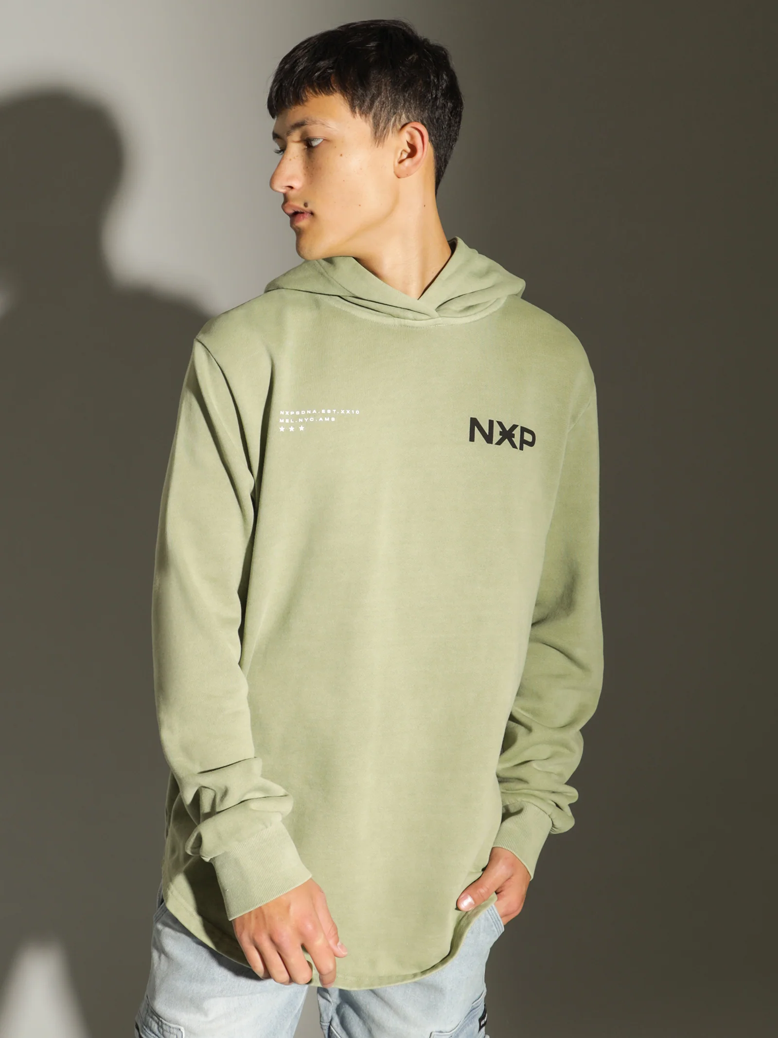 Nosebleeds Hooded Dual Curved Sweater - Image 3